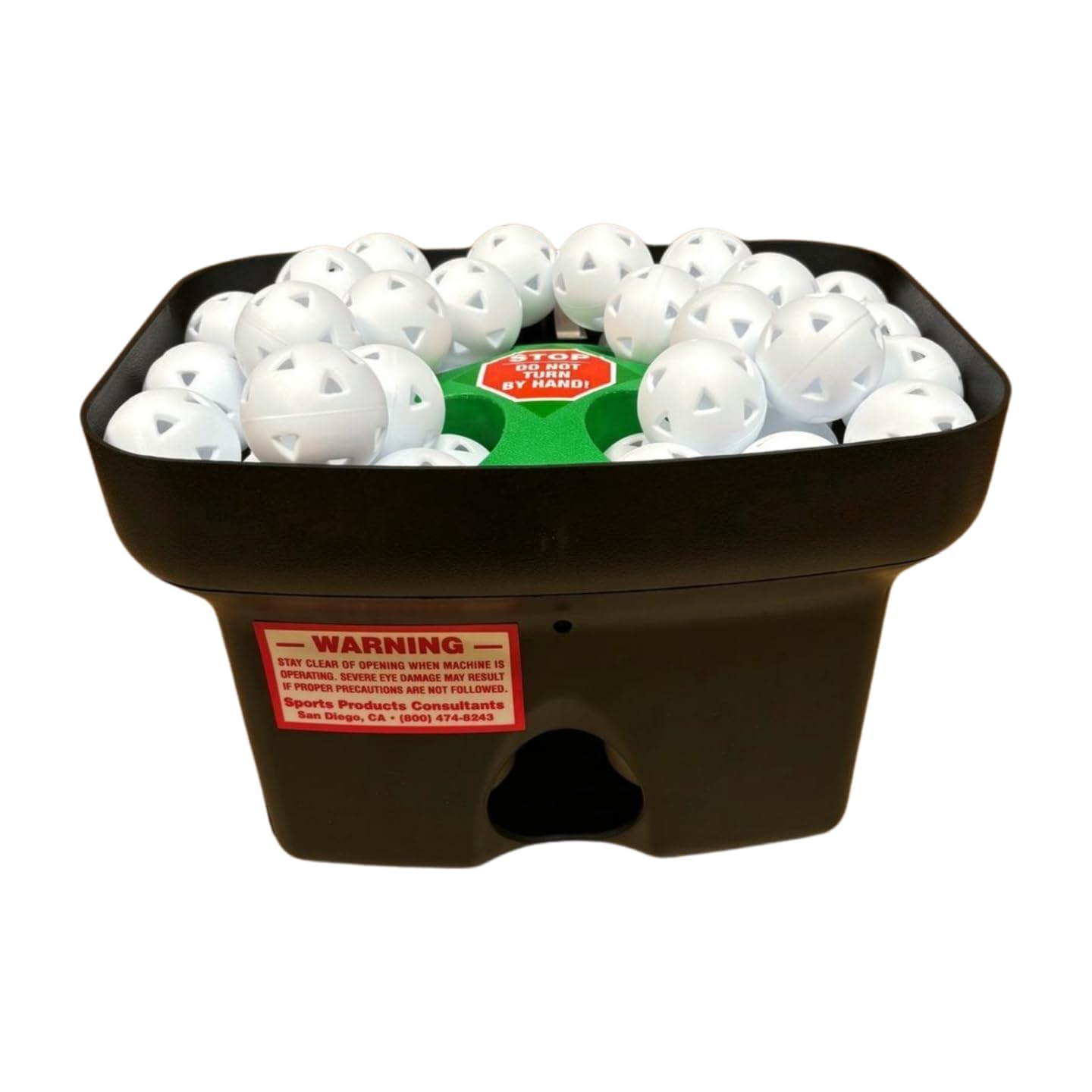 Personal Pitcher® Pro Baseball & Softball Pitching Machine with 48 Golf-Sized Training Balls | Throws Curveballs, Sliders & Fastballs | Perfect for Backyard Practice, Batting Cage Drills & Team Training