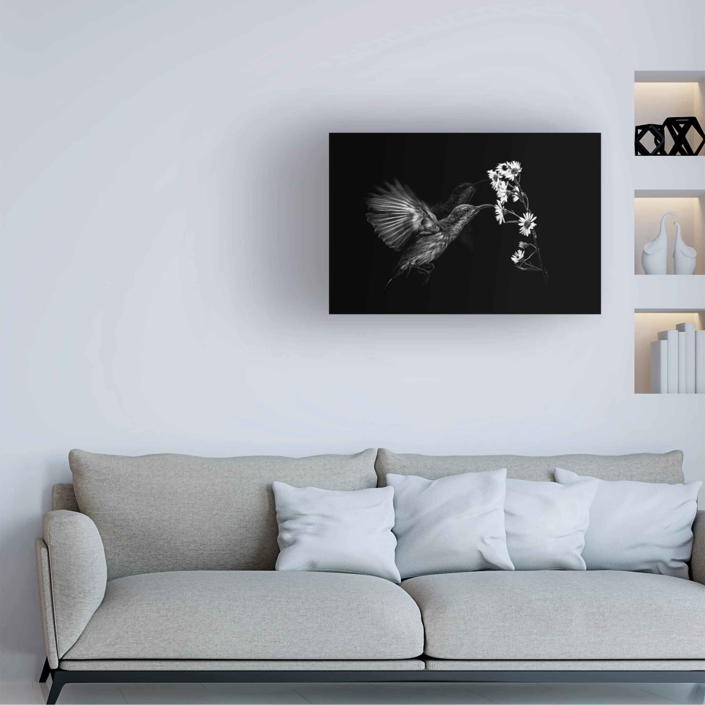 Trademark Fine Art 'Motion' Canvas Art by Andi Halil - Modern Abstract Wall Decor for Living Room, Bedroom & Office - Perfect for Home & Office Decor