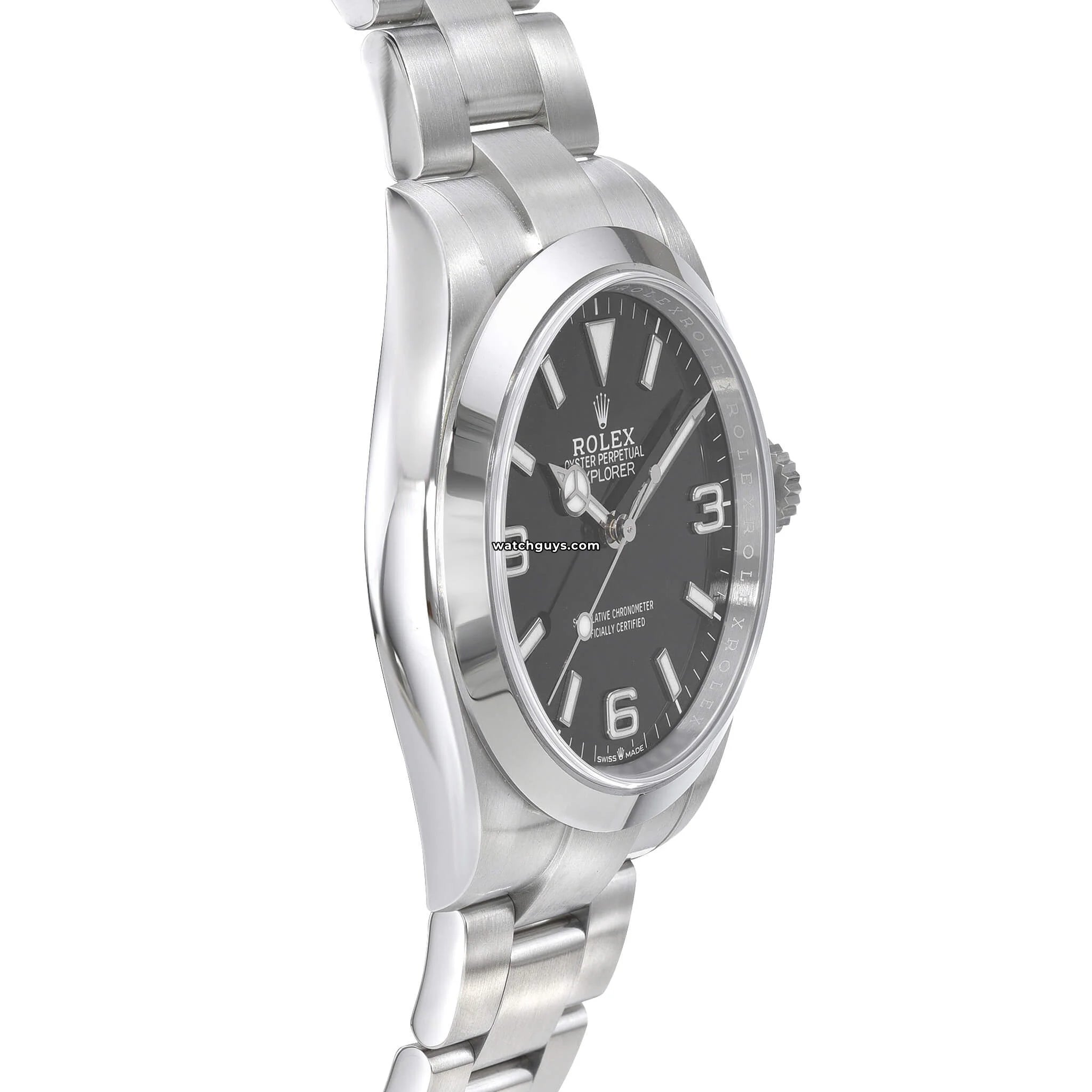 Rolex Explorer 224270 Men's Watch - 40mm Black Dial Stainless Steel - Luxury Sports Watch for Hiking, Travel & Everyday Wear