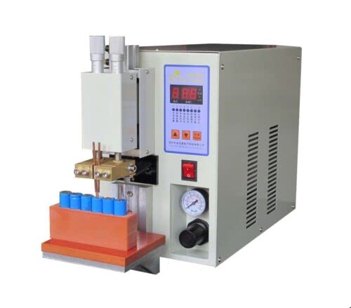Dual Pulse Pneumatic Battery Spot Welder PR30 - Microcomputer Controlled for Battery Pack Assembly | Ideal for DIY Battery Packs, Electronics Repair & Professional Manufacturing