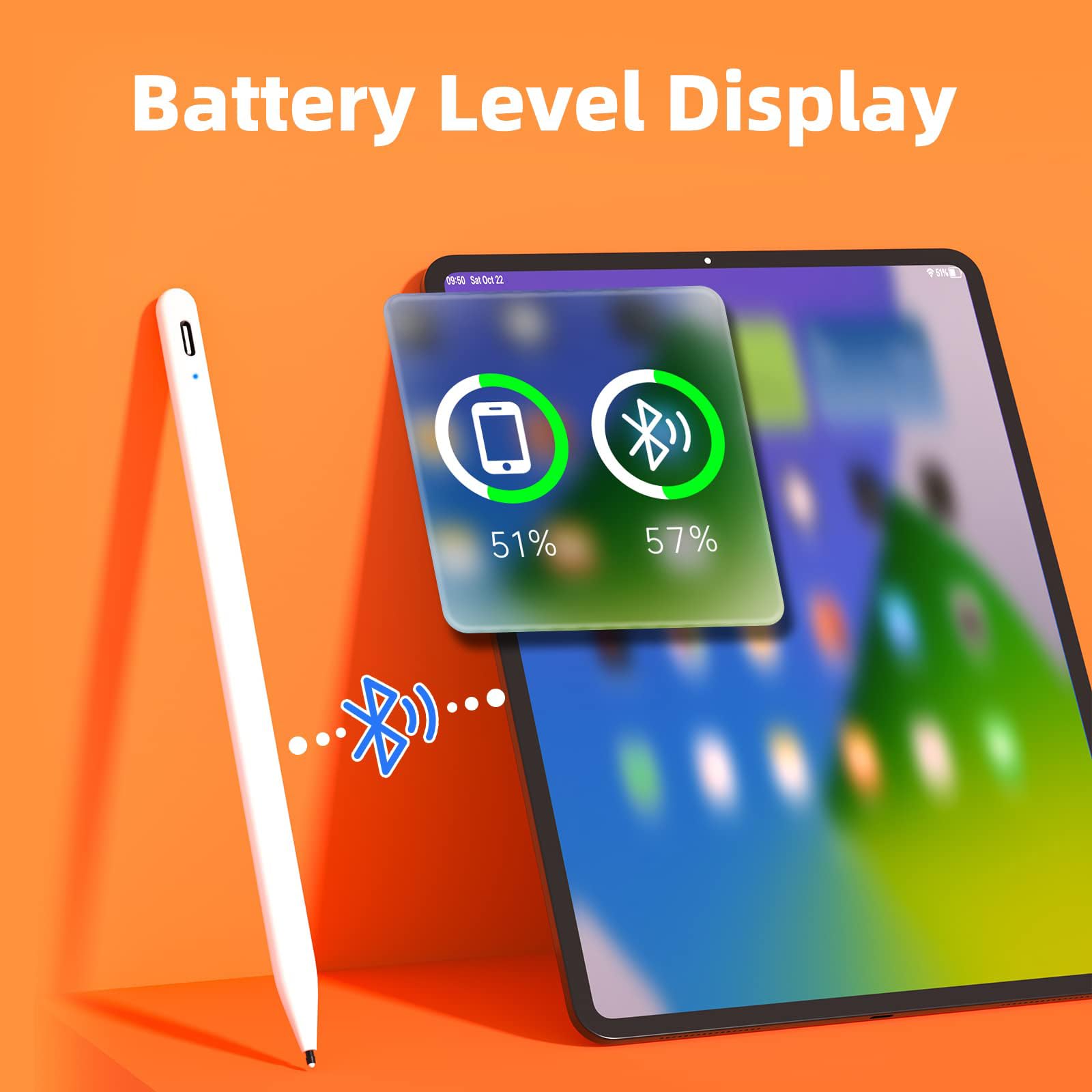 Premium Bluetooth Stylus Pen for iPad Pro 11/12.9