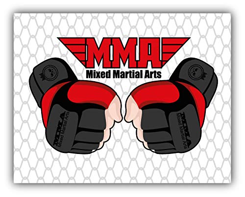 MMA Mixed Martial Arts Vinyl Decal Sticker - Waterproof 5