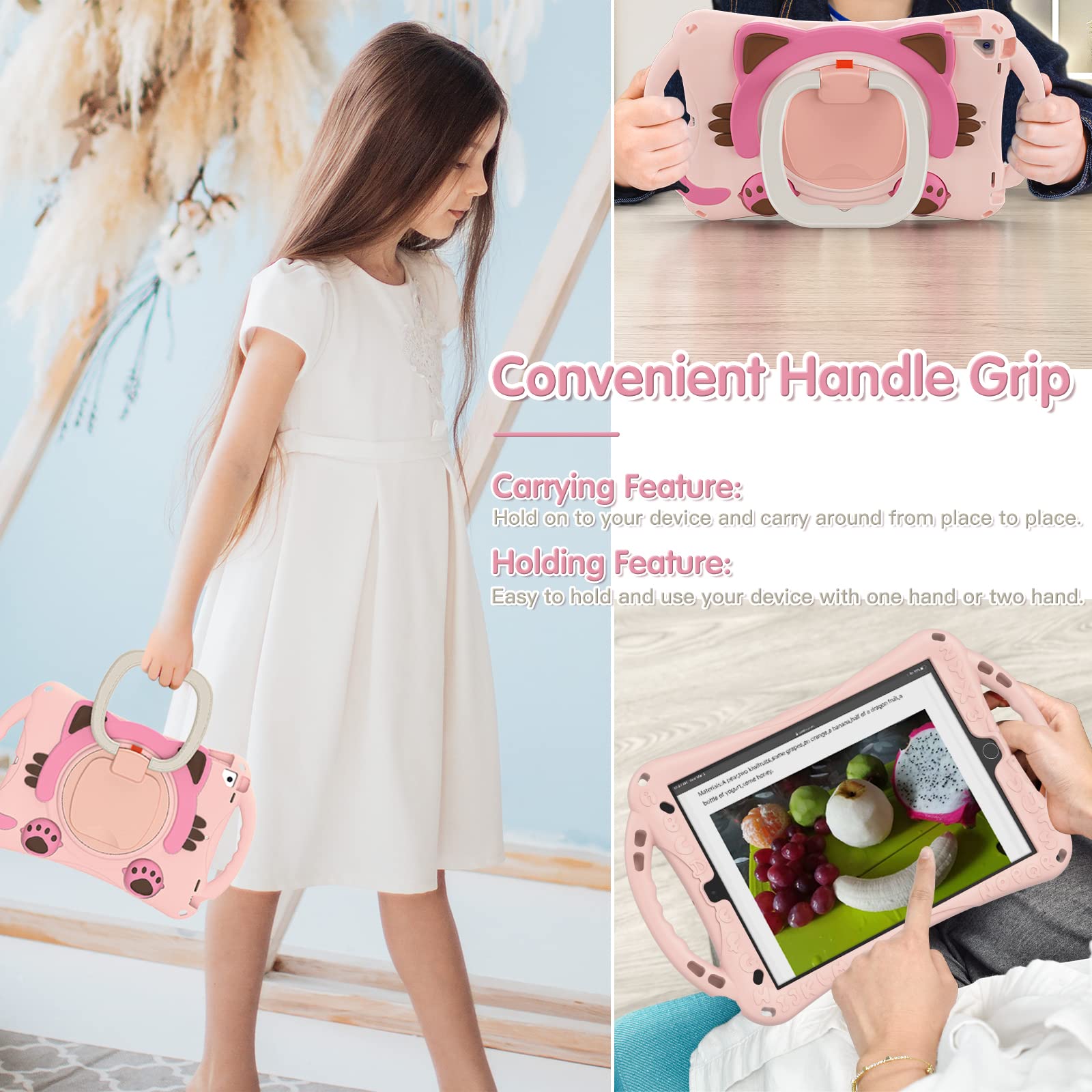 BRAECN iPad Case for 9th/8th/7th Generation 10.2