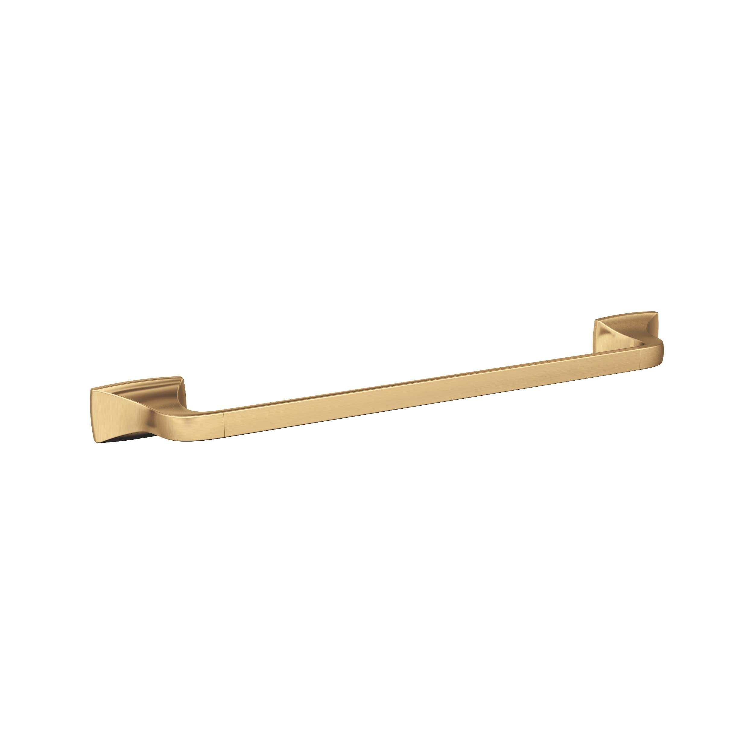 Amerock BH36013CZ Champagne Bronze Towel Bar - 18 Inch (457mm) Bathroom Towel Rack Holder | Highland Ridge Collection | Rust-Resistant Bath Hardware for Bathroom, Spa & Guest Room Decor