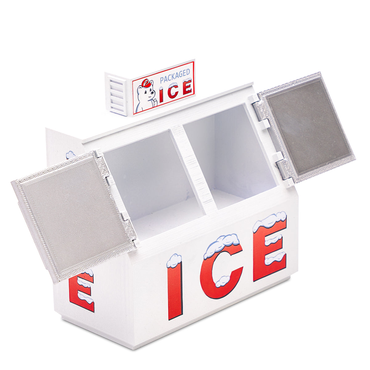 FutureBoundPrints Mini Fingerboard Skate Ramp - Portable Icebox Design for Skate Tricks | Perfect for Kids & Adults Indoor/Outdoor Play, Office Desk Toy & Skateboarding Practice
