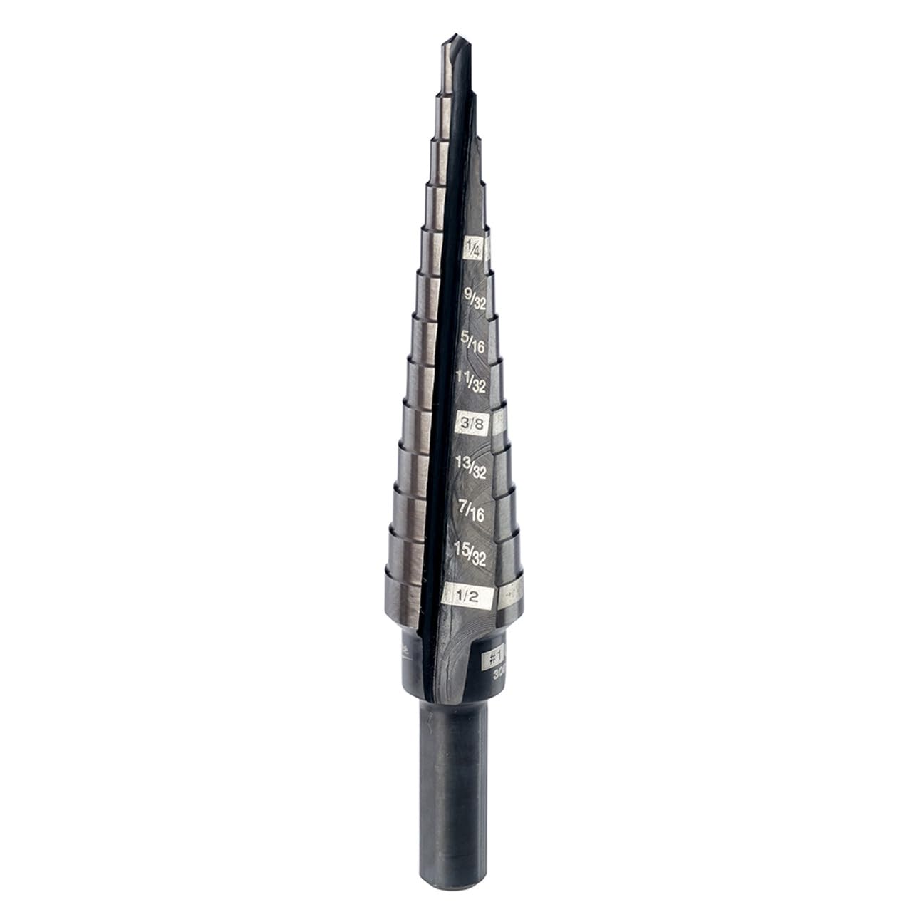 Milwaukee 48-89-9201 Step Drill Bit Set - High Speed Steel Multi-Size Hole Cutter for Metal, Wood & Plastic - Perfect for HVAC, Electrical & Plumbing Projects