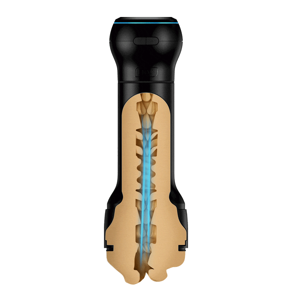 Kiiroo PowerBlow Automatic Blowjob Simulator & FeelVictoria Mouth Stroker Set - Realistic Male Masturbation Toy for Enhanced Pleasure (Perfect for Solo Play & Couples Use)