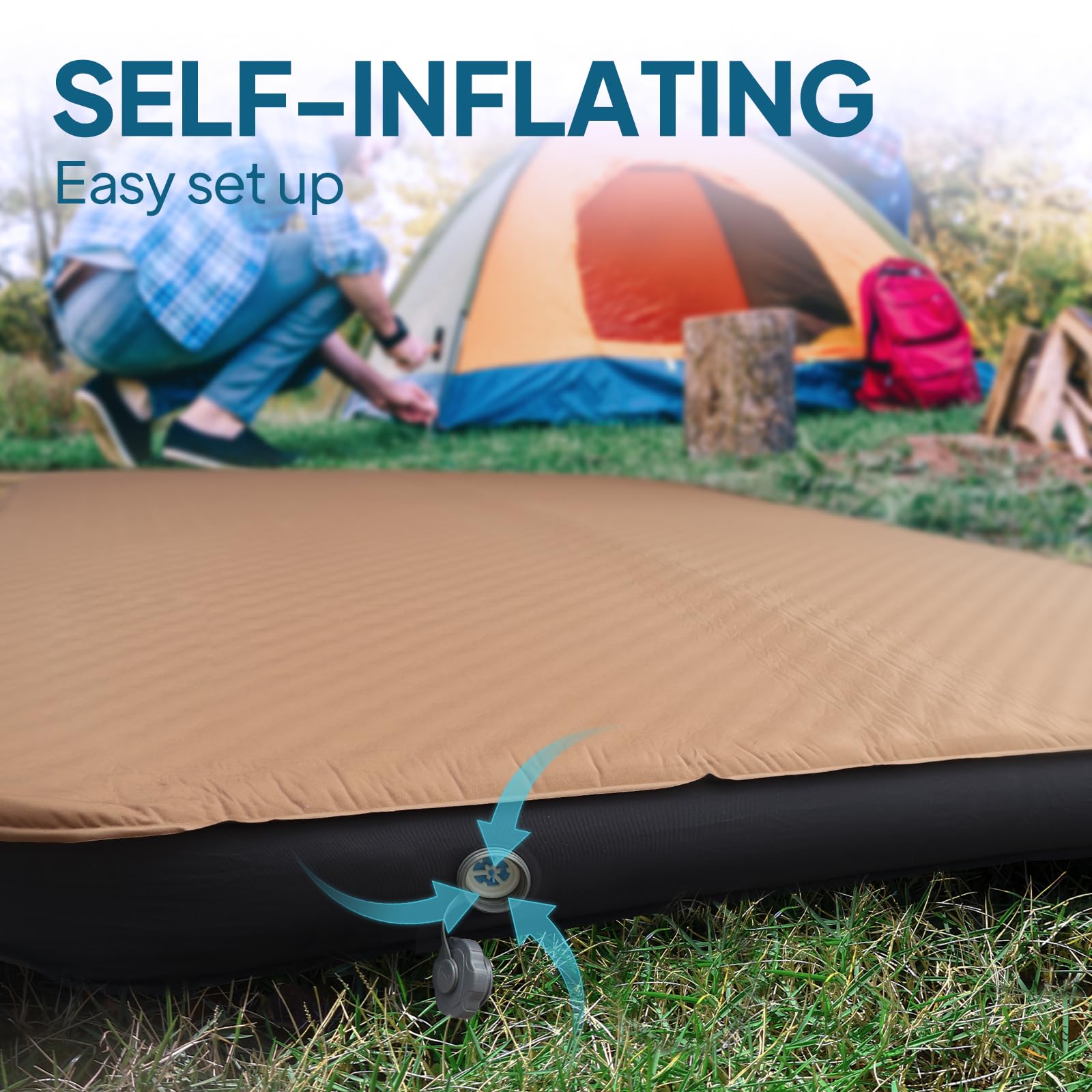 LOSTHORIZON Self-Inflating Camping Mattress - 4.5