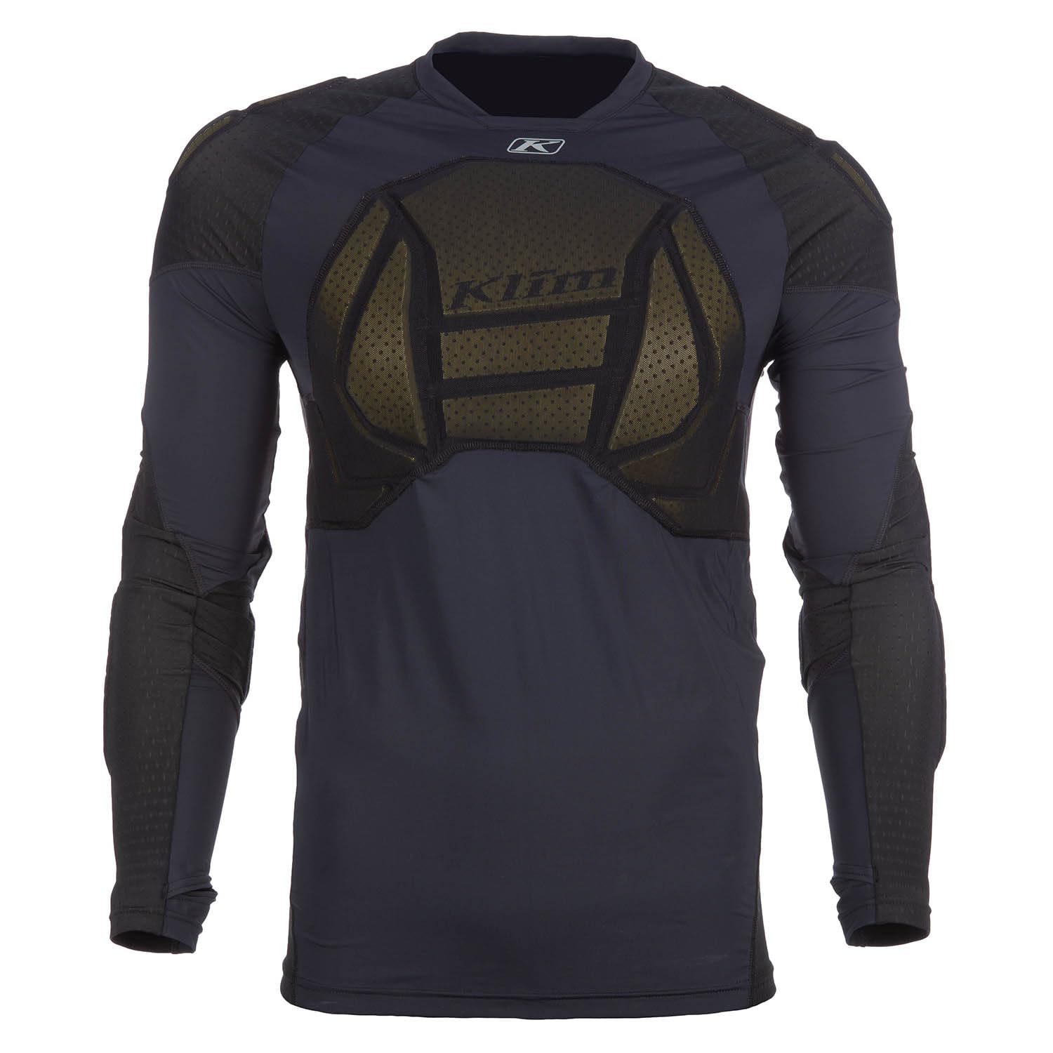 KLIM Men's Tactical Long Sleeve Motorcycle Shirt - Padded Compression Top for Riding, Hiking & Outdoor Adventures | Moisture-Wicking & Breathable Fabric
