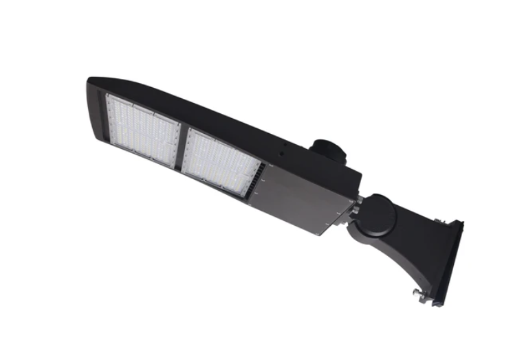 RadiantLite RL 7ESB100W 100W LED Shoebox Light - 5000K Daylight White - Durable Outdoor Pole Light for Parking Lots, Walkways & Building Exteriors - Energy Efficient Commercial Lighting Solution