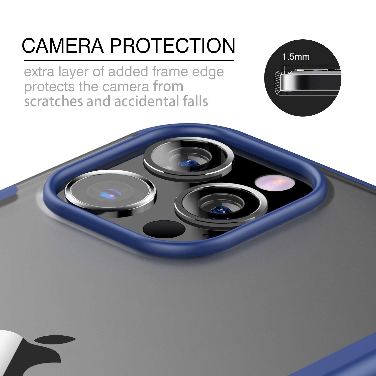 Ultra Thin Lightweight Shockproof Armor Hybrid Case for iPhone 13 Pro 6.1