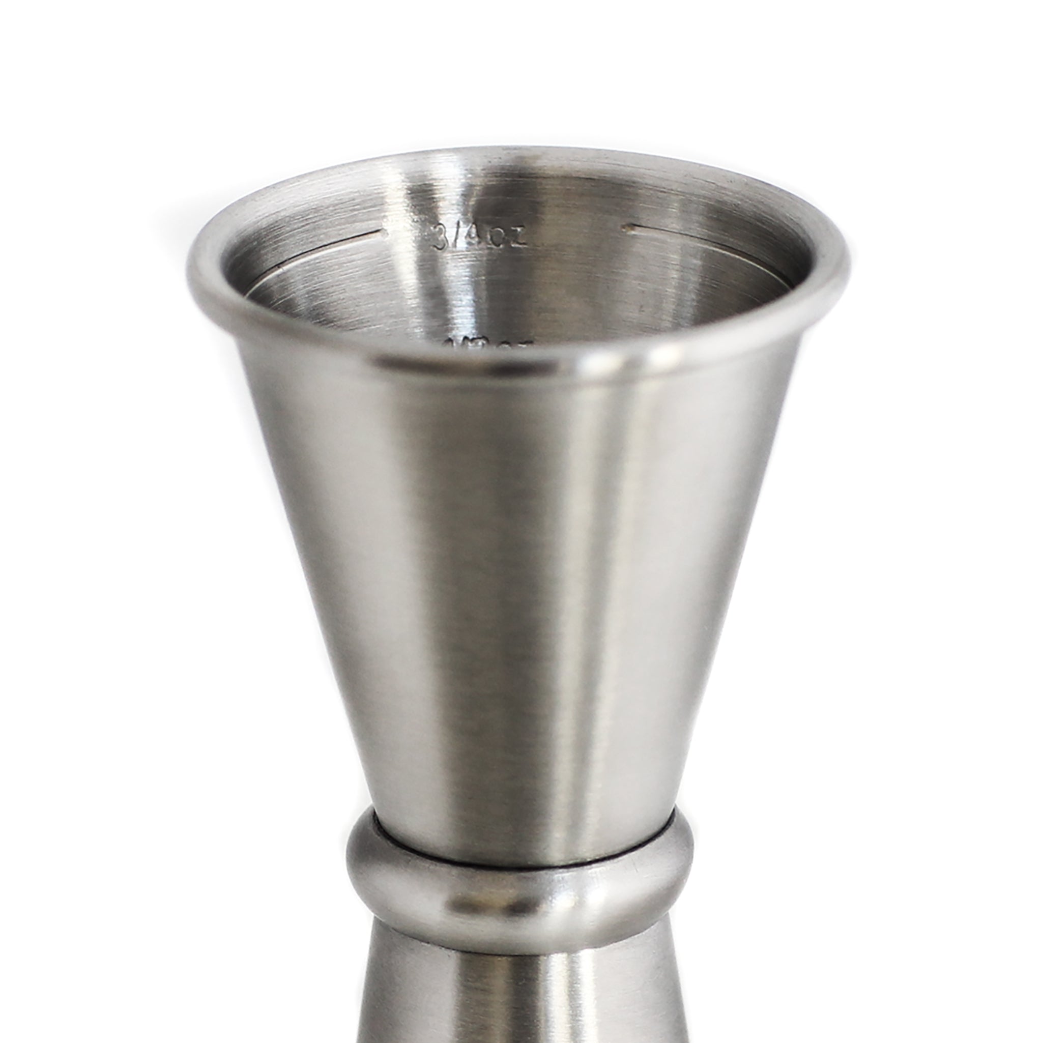 Premium Japanese Style Jigger - 1oz & 1.5oz Stainless Steel Cocktail Measuring Tool for Bartenders & Home Mixologists - Perfect for Crafting Martinis, Old Fashioned & Japanese Cocktails