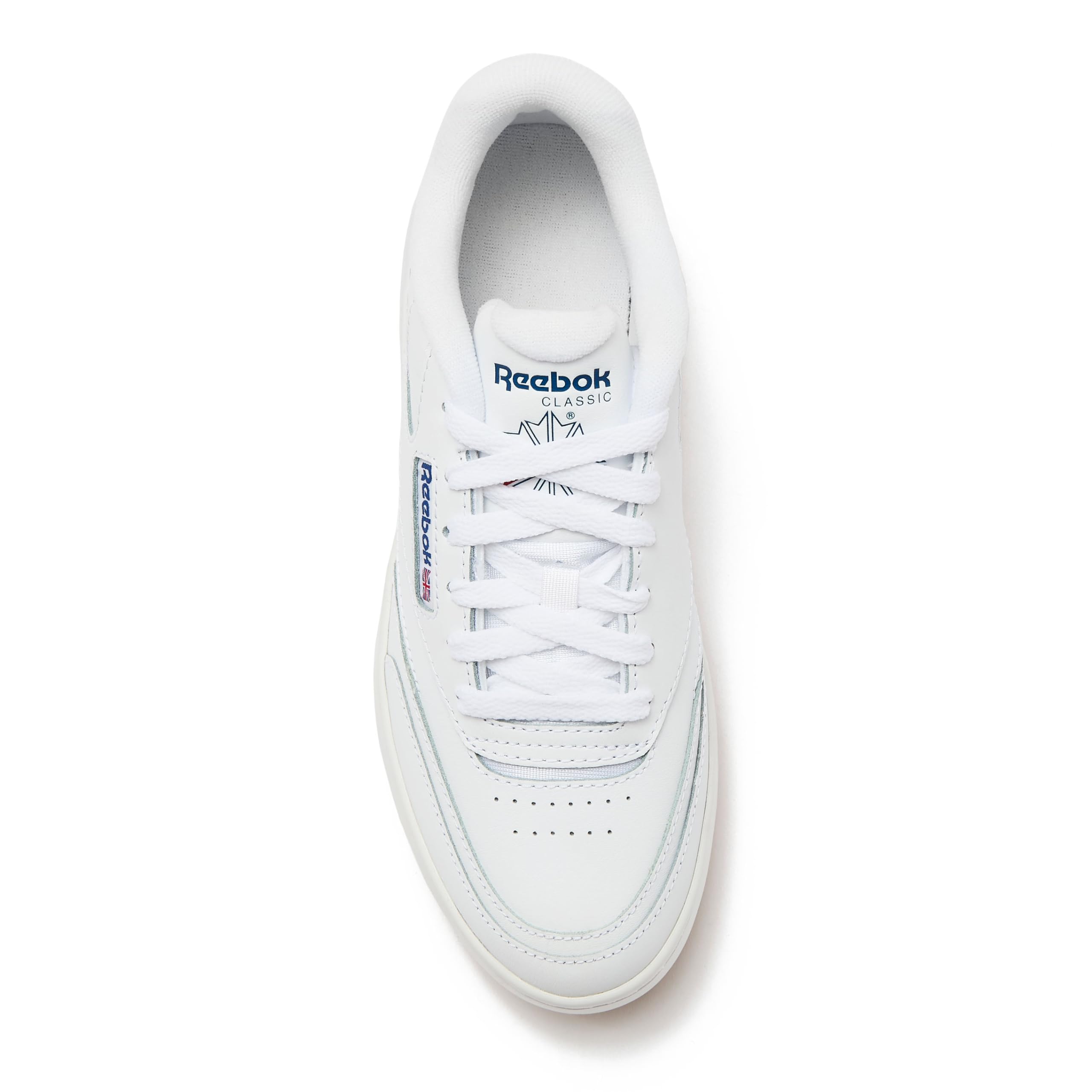 Reebok Women's Club C Extra Platform Sneakers - Comfortable Retro White Leather Shoes for Casual Wear, Walking & Street Style Fashion