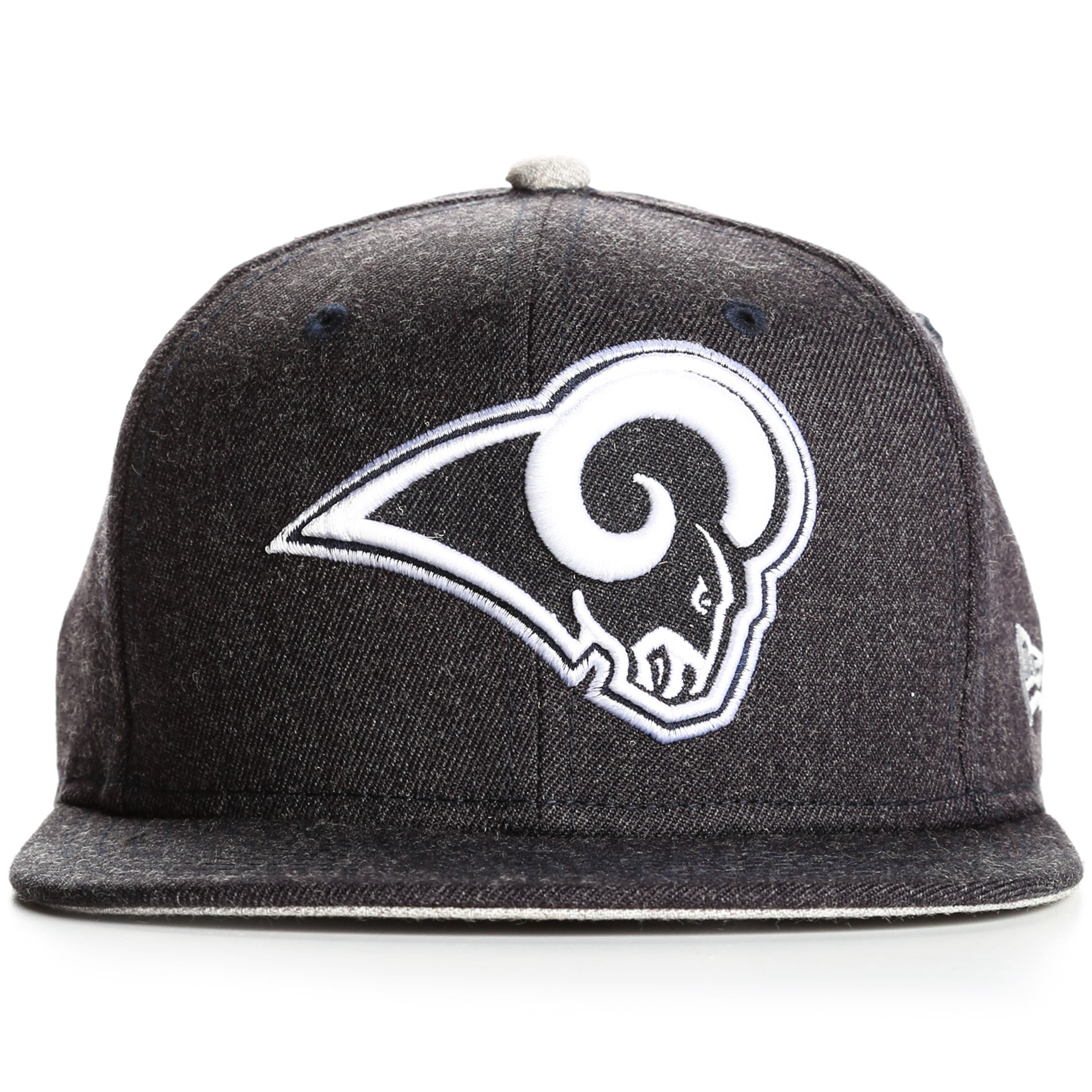 New Era 9Fifty Los Angeles Rams Heather Hype Snapback Cap - Charcoal Heather - Official NFL Hat for Men & Women - Perfect for Game Day & Casual Wear