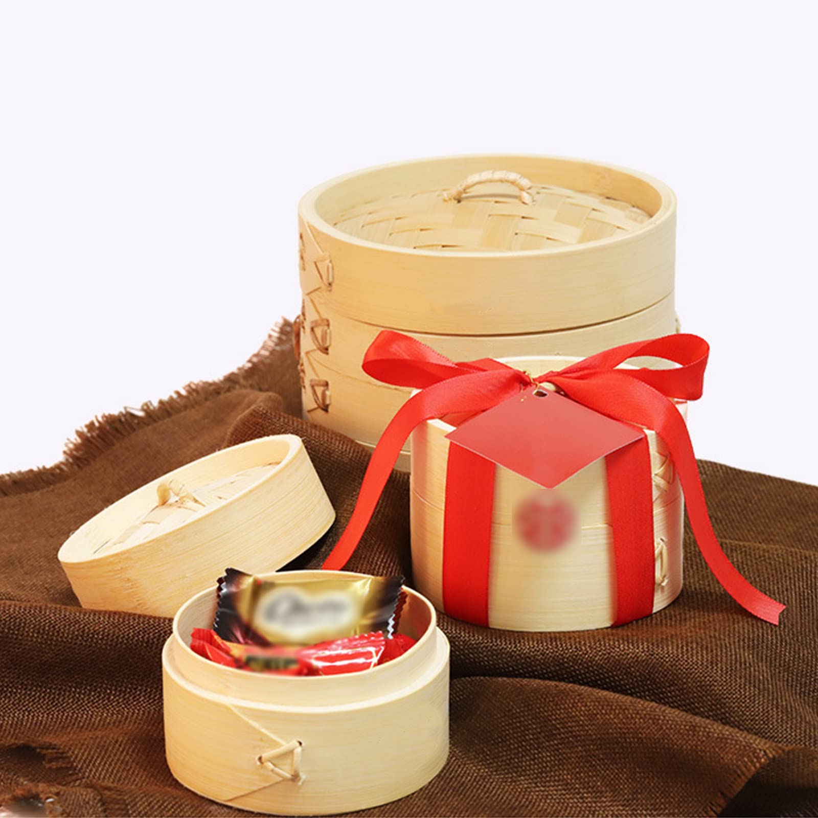 2-Pack Bamboo Shampoo Bar Holder with Lid - Natural Soap Dish for Shampoo & Conditioner Bars - Bathroom, Shower & Kitchen Storage Organizer - Eco-Friendly Soap Dispenser Accessory for Sustainable Living