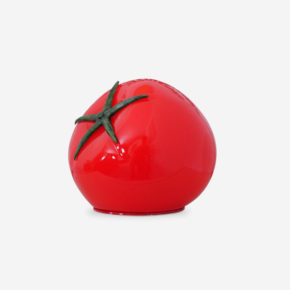 Stylish Tomato Resin Table Lamp - Modern Home Decor for Bedroom, Living Room & Office - Warm Ambient Lighting for Relaxation & Reading