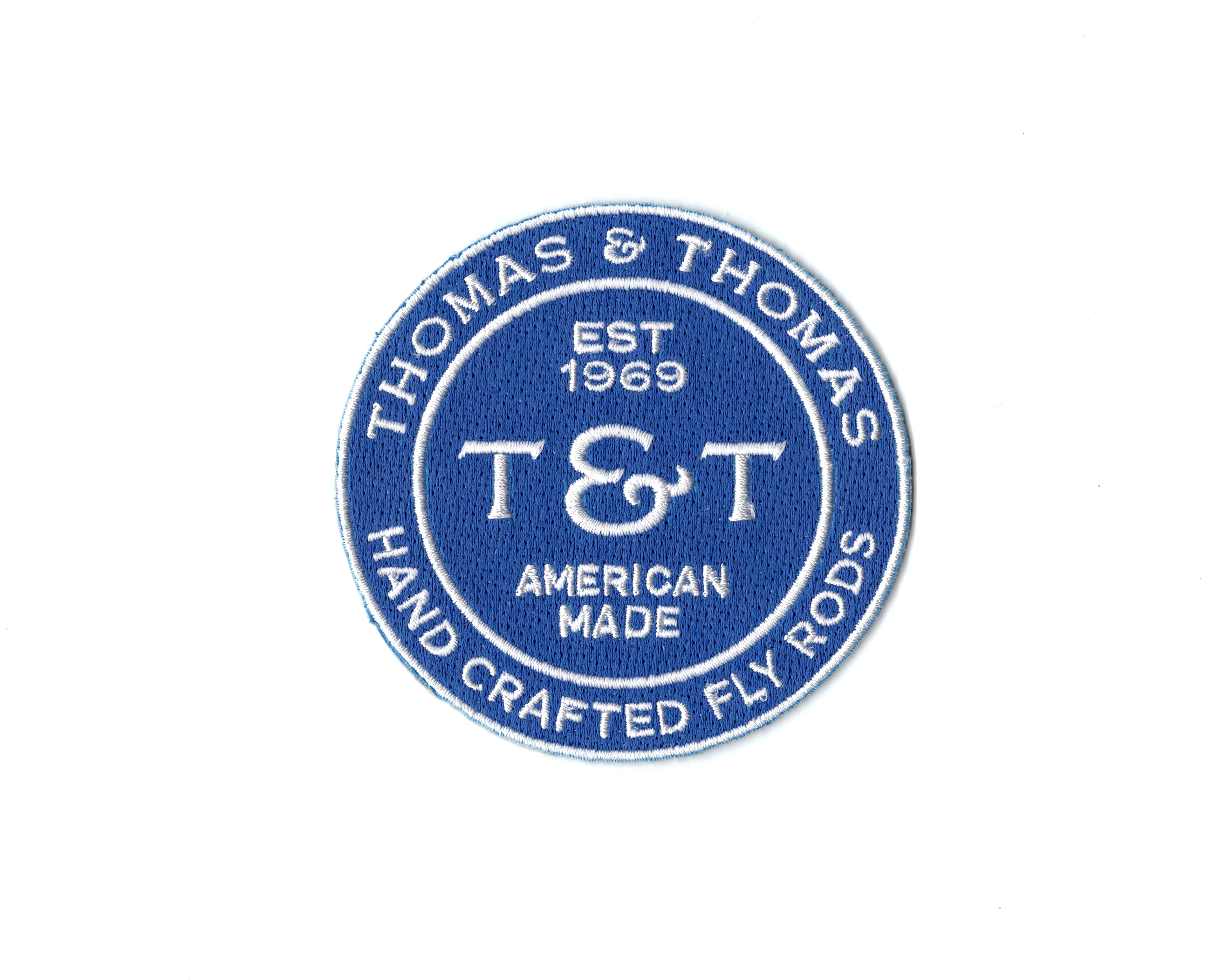 T&T Circle Logo Embroidered Patch - Iron-On or Sew-On for Jackets, Hats, Bags - DIY Customization for Clothing & Accessories - Perfect for Fashion, DIY Crafts & Personalization