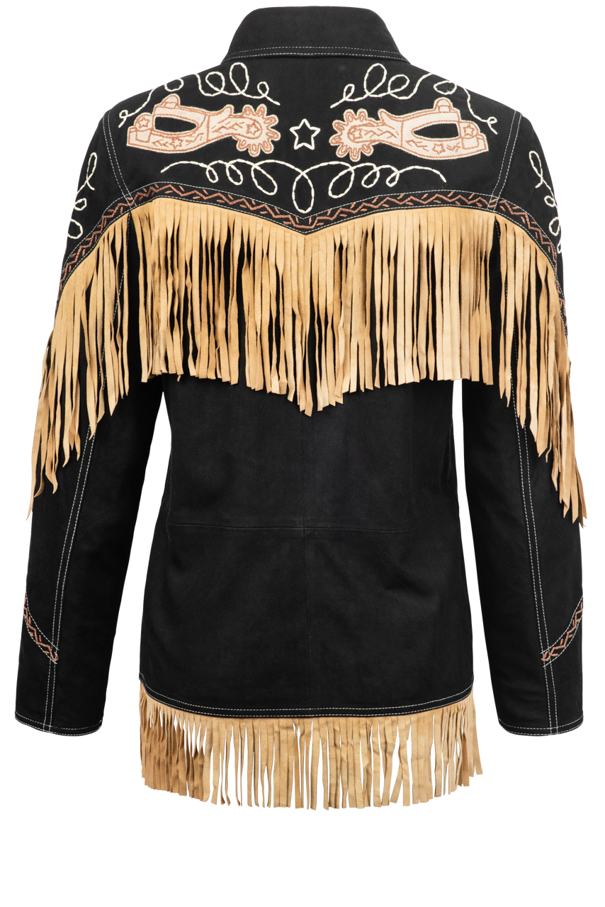 Double D Ranch Women's Earn Your Spurs Western Jacket - Stylish Cowgirl Outfit for Rodeo, Country Music Festivals & Outdoor Adventures
