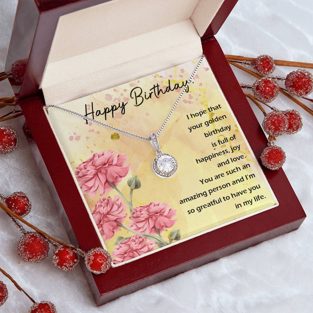 Birthday Gifts for Women - Personalized Necklace Jewelry with Message Card - Perfect Gift for Wife, Girlfriend, Best Friend - Great for Anniversaries, Valentine's Day & Special Occasions