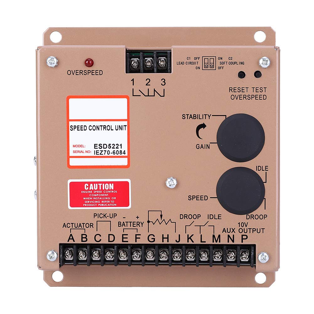 ESD5221 Universal Motor Speed Controller Board - Electric Governor for Factory Engines & Speed Measurement | Industrial Automation & Machine Control Component