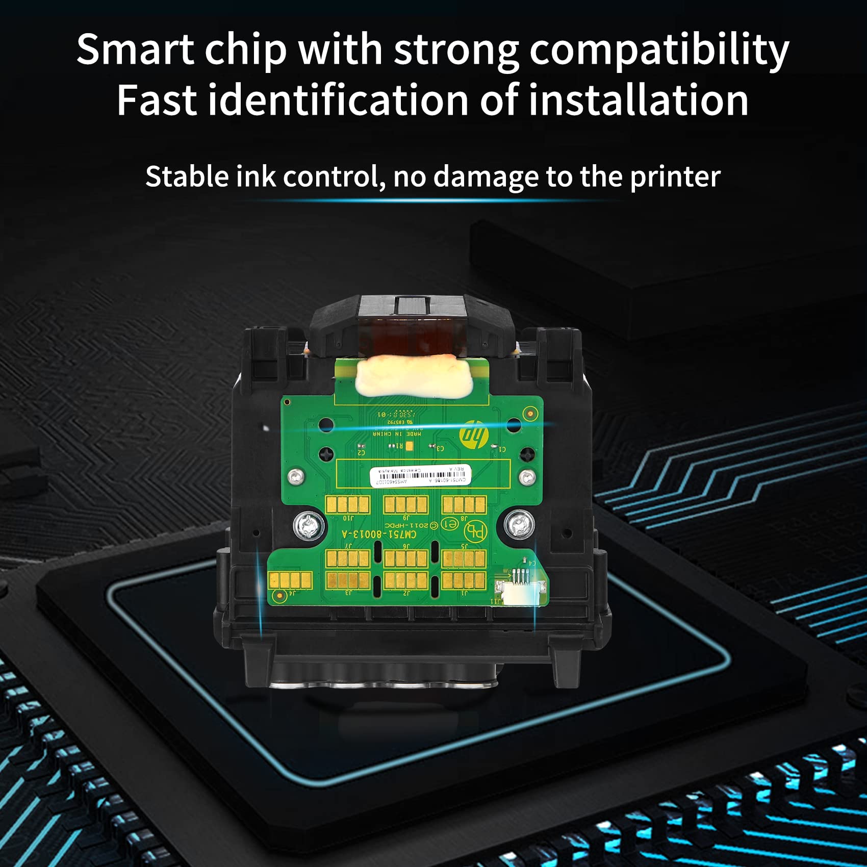 729 Printhead Replacement Kit Compatible with HP DesignJet T830 MFP & T730 Large Format Plotter Printers - High-Quality Print Head for HP Printers - Perfect for CAD, Engineering Drawings & Architectural Plans Printing