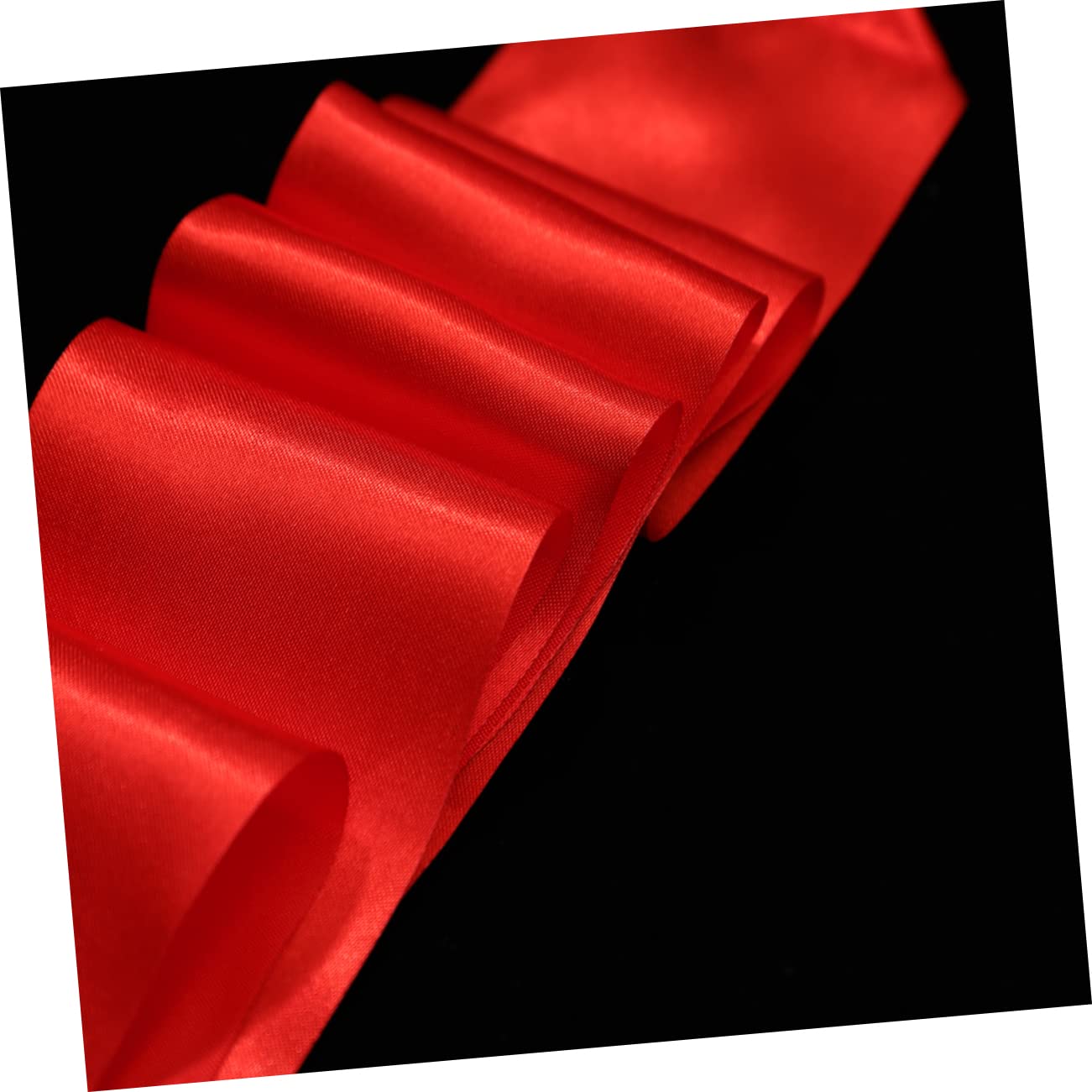 BCOATH Rhythmic Gymnastics Ribbon - 6ft Red Dance Ribbon Streamer with Stick for Gymnastics, Dance Performances & Training - Perfect for Competitions, Stage Shows & Practice Routines