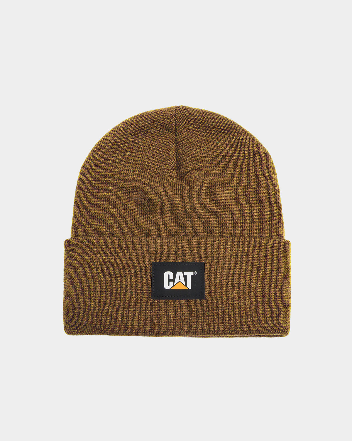 CAT LABEL CUFF BEANIE - Warm Knit Winter Hat for Men & Women - Perfect for Cold Weather, Outdoor Activities, and Street Fashion