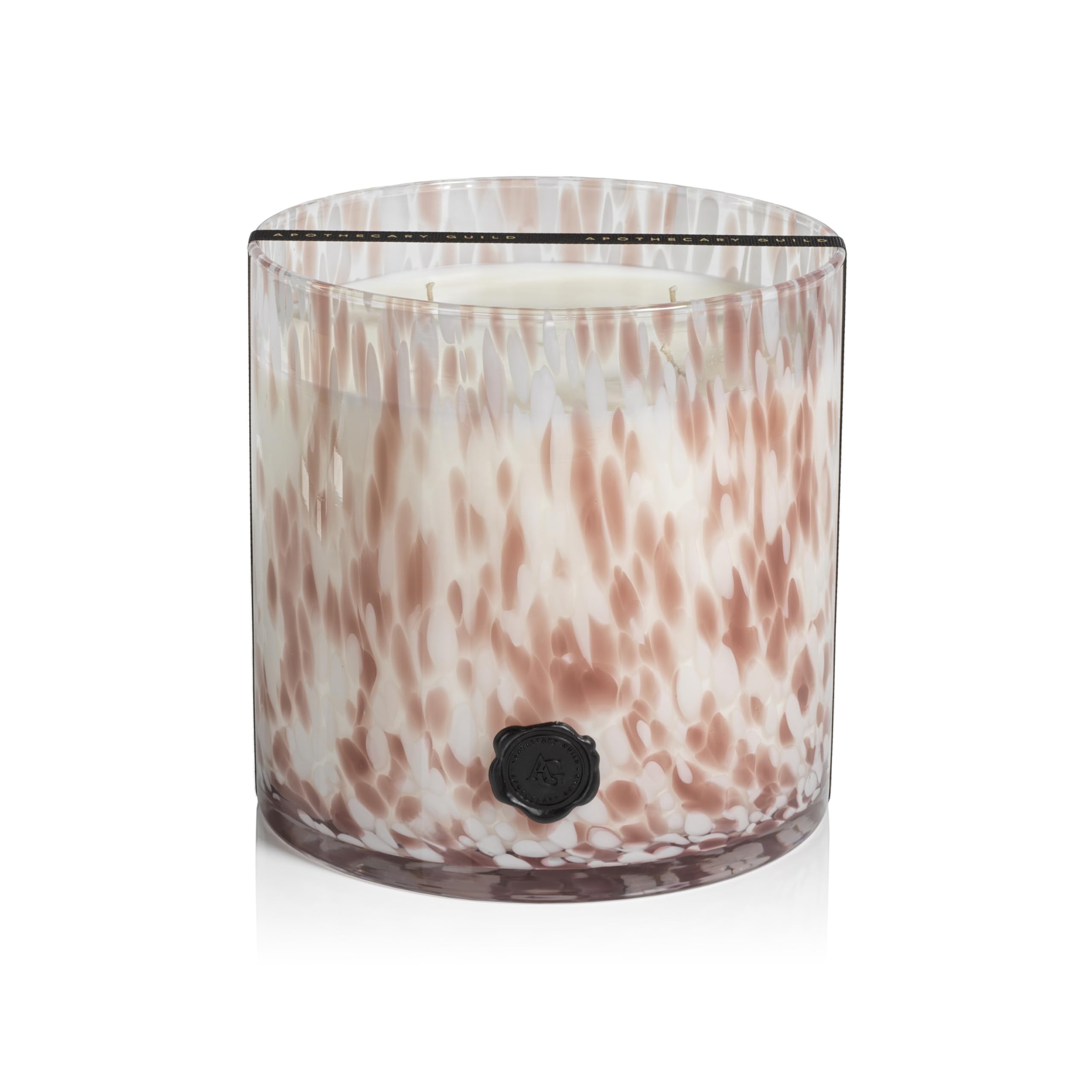 Zodax Apothecary Guild Scented Opal Glass Jar Candle - 128oz Large 5-Wick Scented Candle - Rio de Janeiro Fragrance - Perfect for Home Decor, Relaxation & Gift Giving