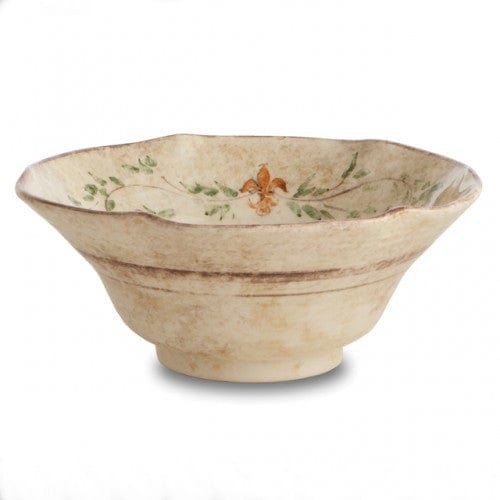 Arte Italica Medici Handcrafted Ceramic Salad Bowl - Elegant Italian Serving Bowl for Fresh Salads, Pasta & Entertaining - Perfect for Dinner Parties & Family Gatherings