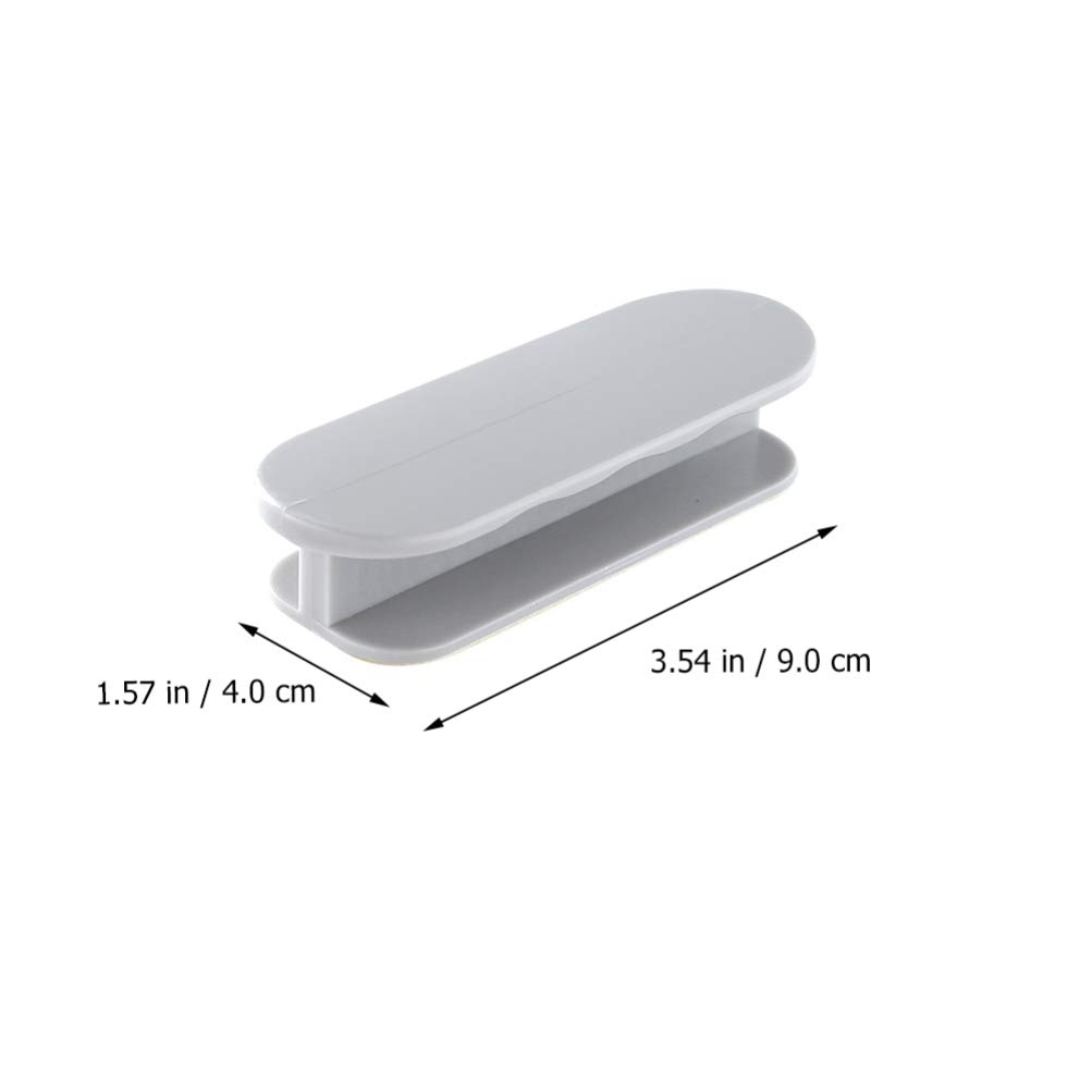 LIFKOME 4-Pack Self-Adhesive Cabinet Handles - Universal Door & Window Pulls for Refrigerator, Drawer, Furniture - Easy Install No Drill Needed (Perfect for Kitchen, Bathroom, Office Organization)