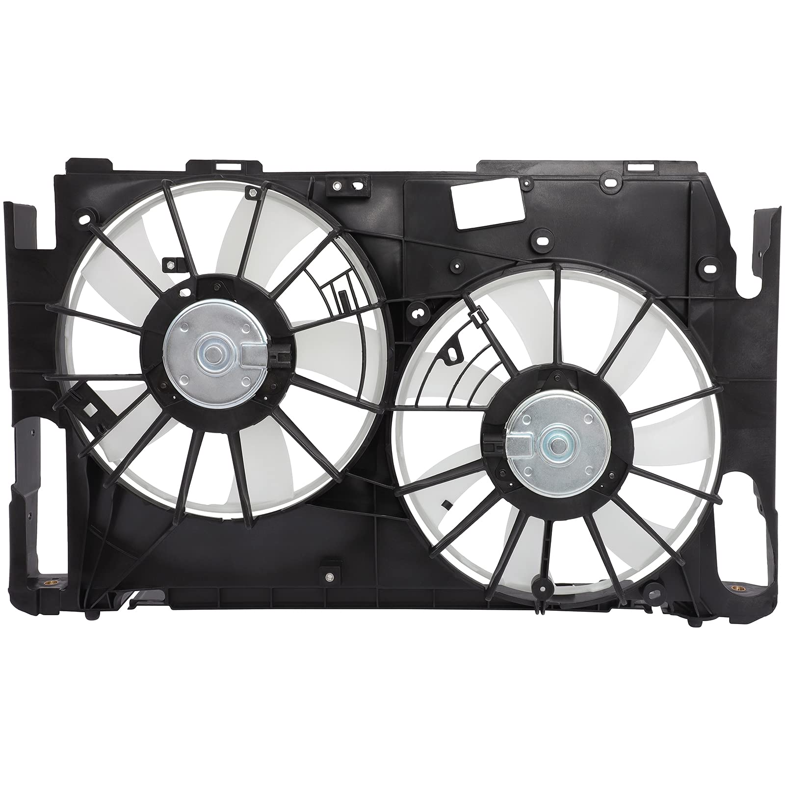 AINTIER 620-512 621320 Dual Radiator Condenser Fan Compatible with 2006-2008 Toyota RAV4 2.4L & 2009-2012 Toyota RAV4 2.5L - Perfect for Engine Cooling and AC System Performance