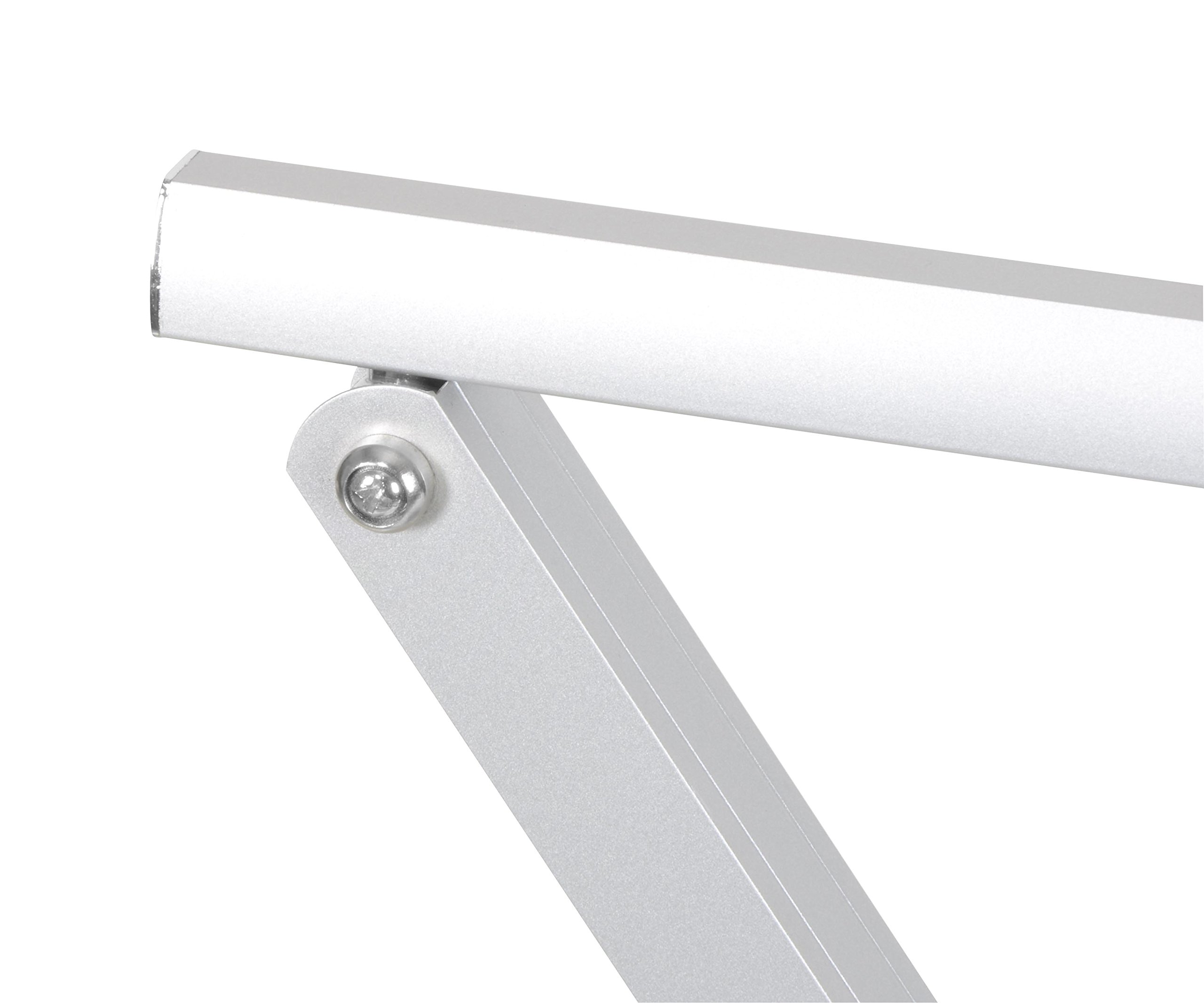 2 Pack LED Desk Lamp with USB Charging Port - 18V 50/60Hz 100-240VAC UL Certified - Bright Adjustable Office Light for Reading, Studying & Working - Daylight White Slim Design (Home & Office Use)