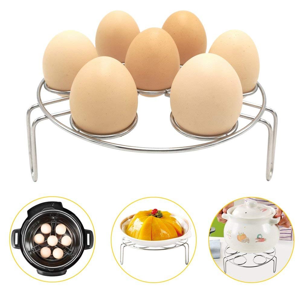 Silicone Egg Bites Molds for Instant Pot Accessories with Stretch Lids - Reusable Ice Cube Trays & Food Storage Containers for 5,6,8qt Pressure Cookers | Perfect for Meal Prep, Baby Food & Freezing Herbs