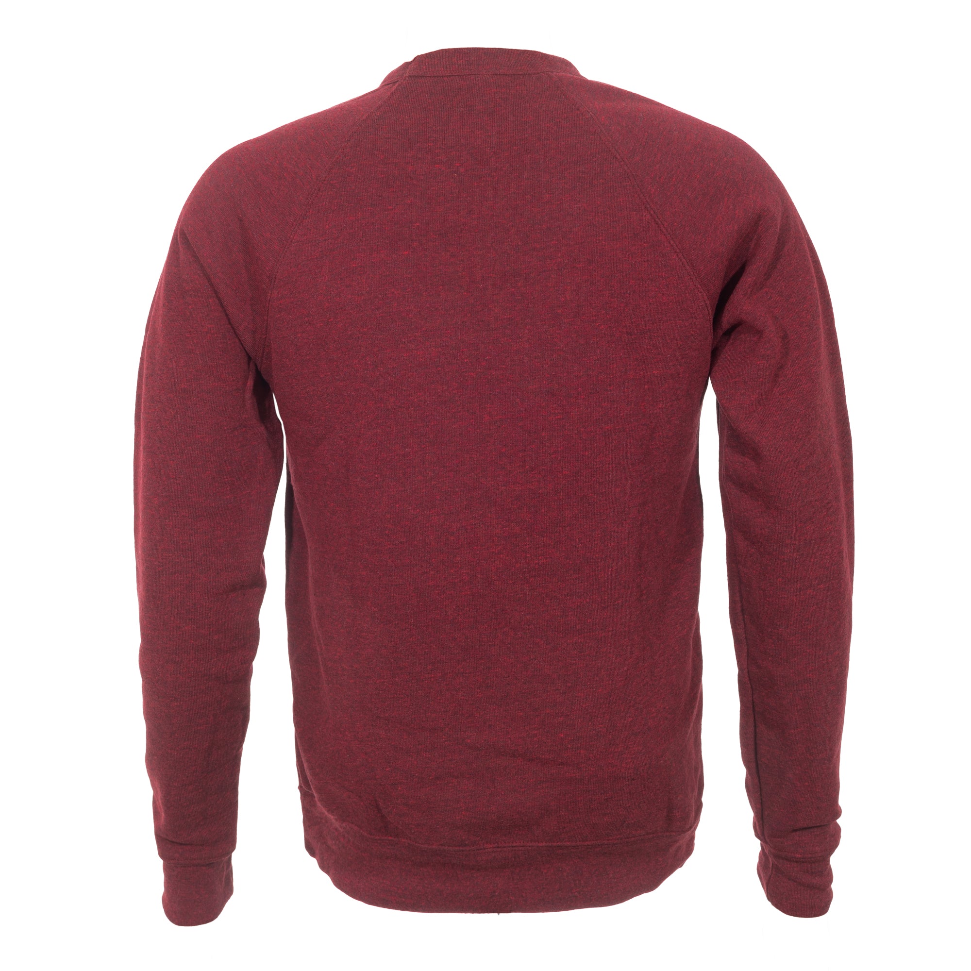 Heathered Cardinal Crewneck Sweatshirt for Men & Women - Soft Cotton Pullover for Casual Wear, Gym, and Outdoor Activities