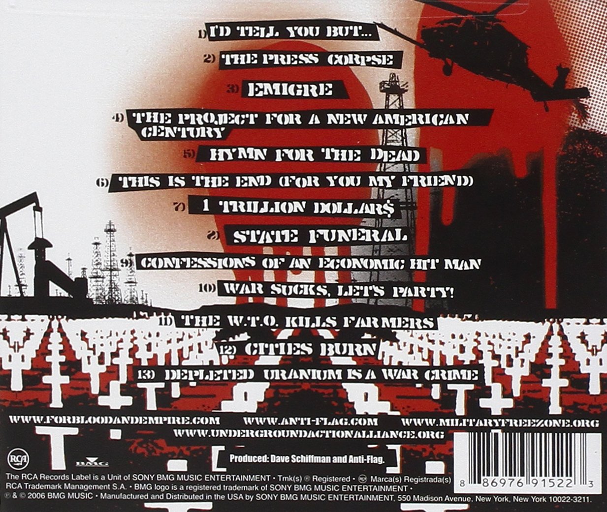 For Blood And Empire - Explicit Lyrics CD | Punk Rock Music Album | Perfect for Mosh Pits, Road Trips & Rebellious Vibes