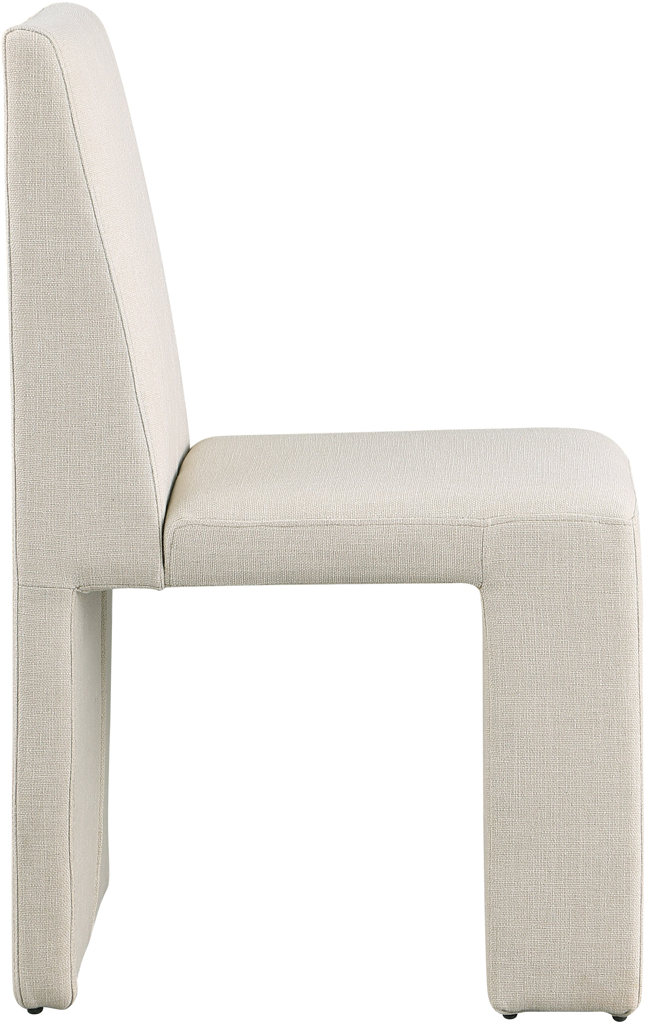 Benson Linen Textured Fabric Dining Chair - Modern Farmhouse Style Upholstered Seat for Kitchen, Dining Room & Home Decor | Comfortable & Durable