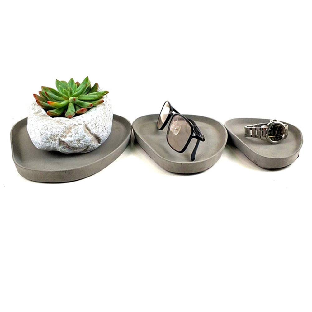 Stylish Nordic Hemoton Plant Pot Tray - Multi-Purpose Jewelry Organizer, Coffee Serving Tray & Fruit Plate for Home Decor | Perfect for Living Room, Bedroom & Kitchen Storage