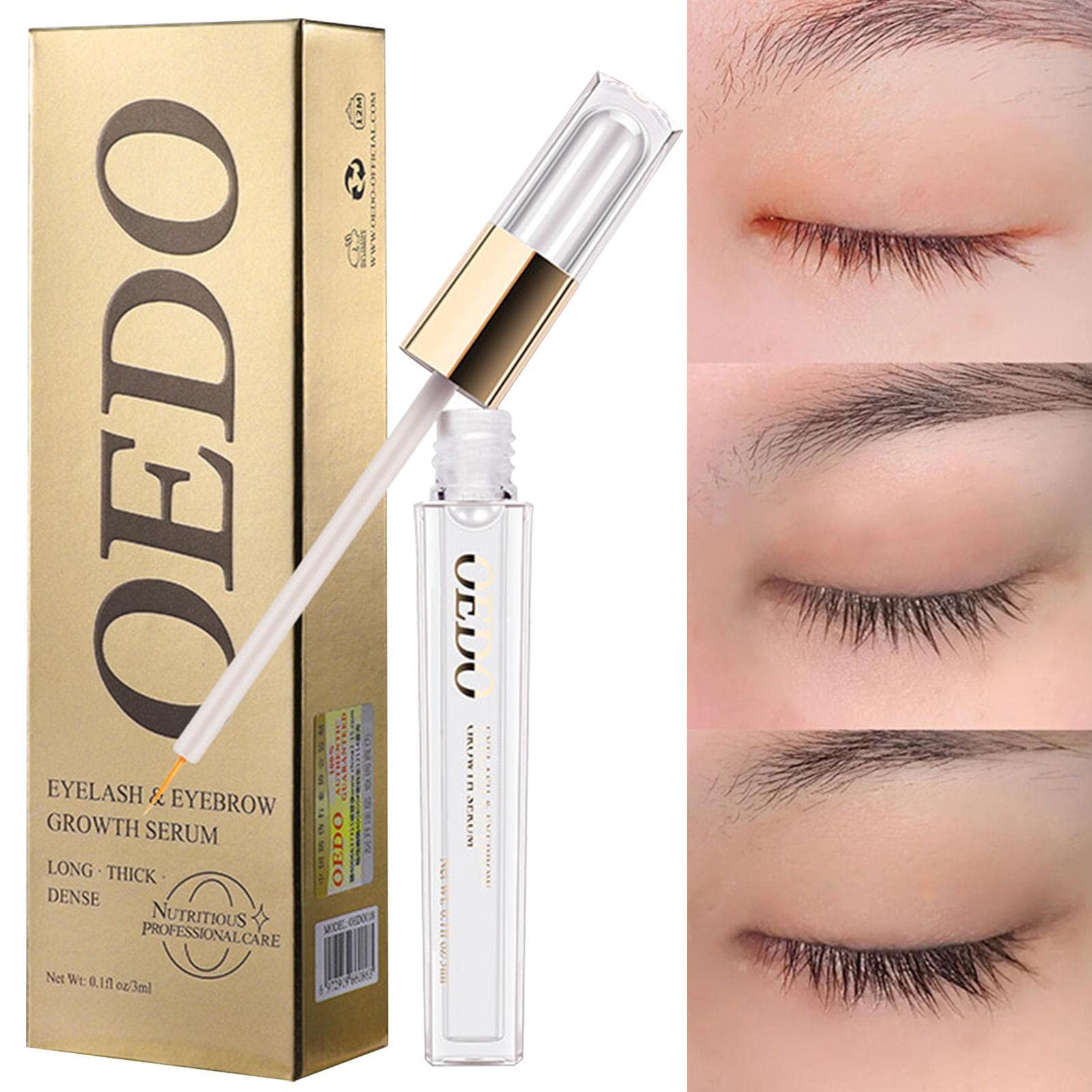 Nupaque Eyelash Growth Serum - 3ml Lengthening & Volumizing Lash Booster for Longer, Fuller Lashes | Perfect for Daily Use, Special Occasions & Sensitive Eyes