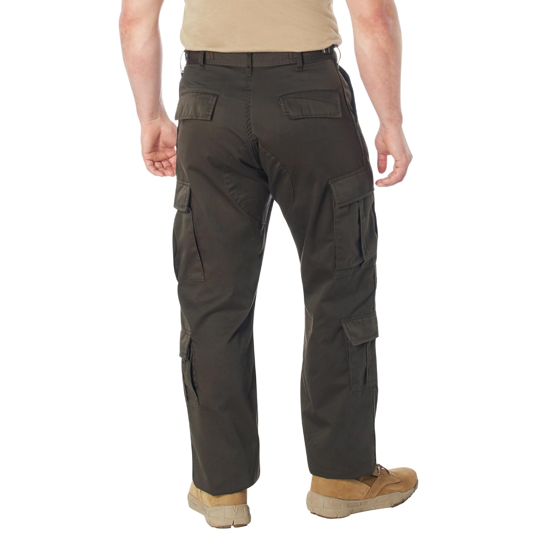 Rothco Vintage Paratrooper Fatigue Pants - Military Cargo Pants with Camouflage Pattern for Outdoor Hiking, Camping & Tactical Use