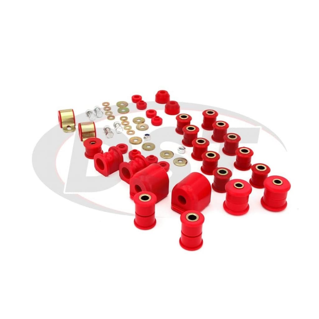 Energy Suspension Hyper-Flex Master Bushing Kit for 1991-1994 Nissan Sentra - Red (7.18104R) | High-Performance Suspension Upgrade for Smooth Ride & Enhanced Handling