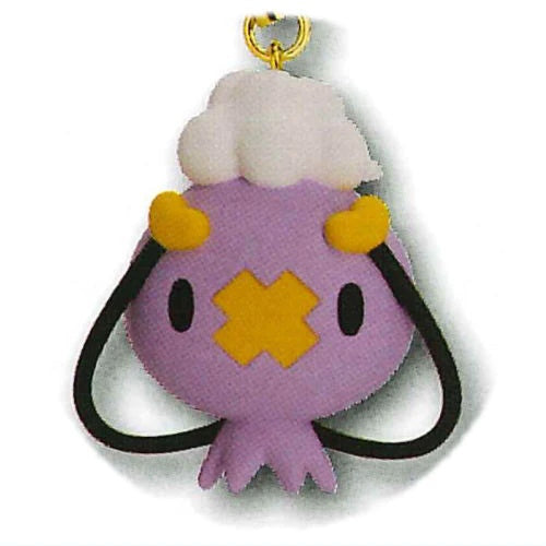 Pokemon Ghost Type Petanko Mascot Keychain - Takara Tomy 1.5 Inch Collectible Figure - Perfect for Backpacks, Key Rings & Gifts for Pokemon Fans