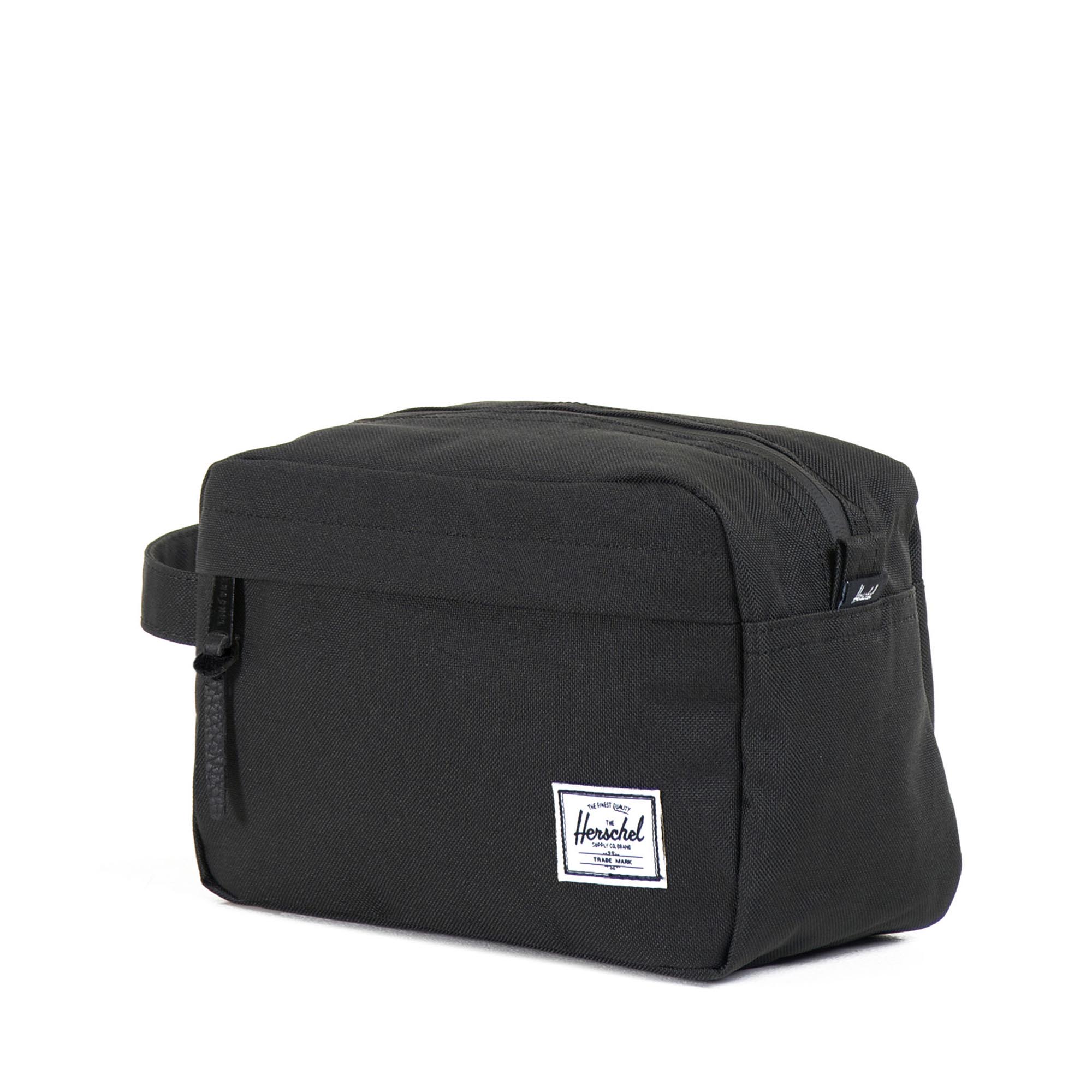 Herschel Chapter Travel Kit - Black | Compact Toiletry Bag for Men & Women | Perfect for Travel, Gym, Camping & Daily Use