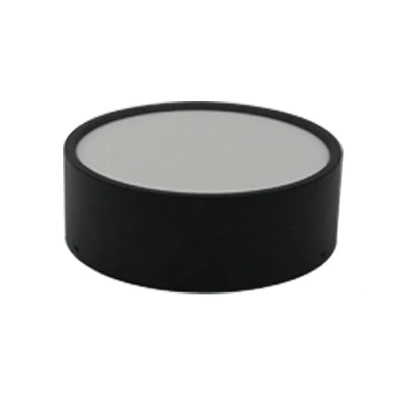 Modern Black Round Ceiling Light Fixture - Energy Efficient LED Flush Mount for Living Room, Bedroom, Hallway & Kitchen | Dimmable Ambient Lighting for Home Decor