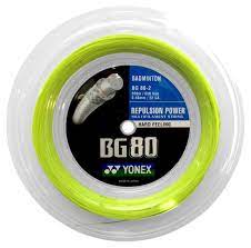 Yonex BG80 Badminton String Reel - High-Performance Badminton String for Power & Control | Perfect for Tournaments & Training Sessions