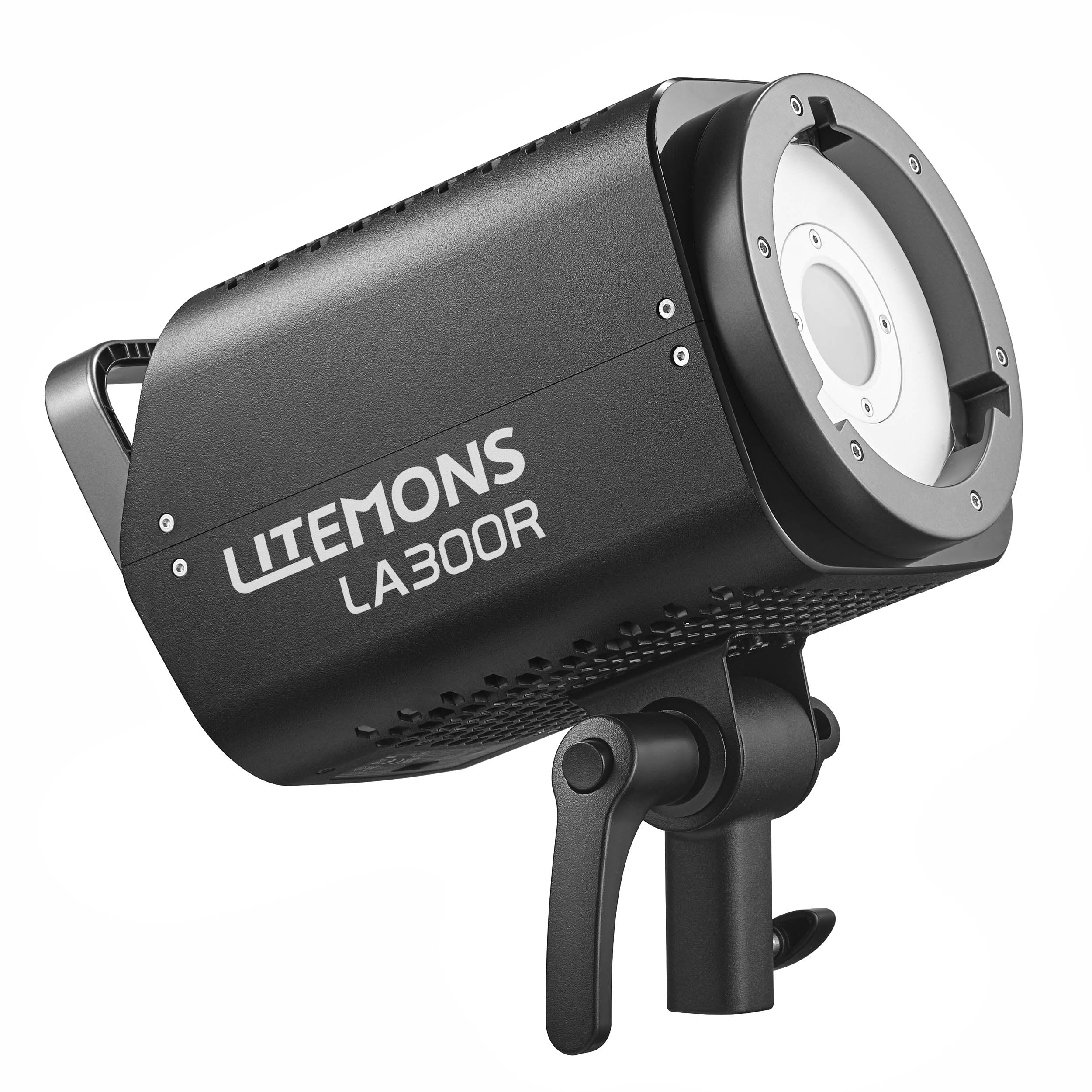 LITEMONS LA300R Full Color RGB COB LED Studio Light - Professional Video Lighting for Photography, YouTube & Live Streaming (Black) - Perfect for Studio, Vlogging & Content Creation