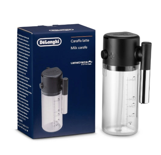 Premium Stainless Steel Milk Frother Carafe for DeLonghi Magnifica Evo & Start Espresso Machines - Perfect for Lattes, Cappuccinos & Hot Chocolate at Home