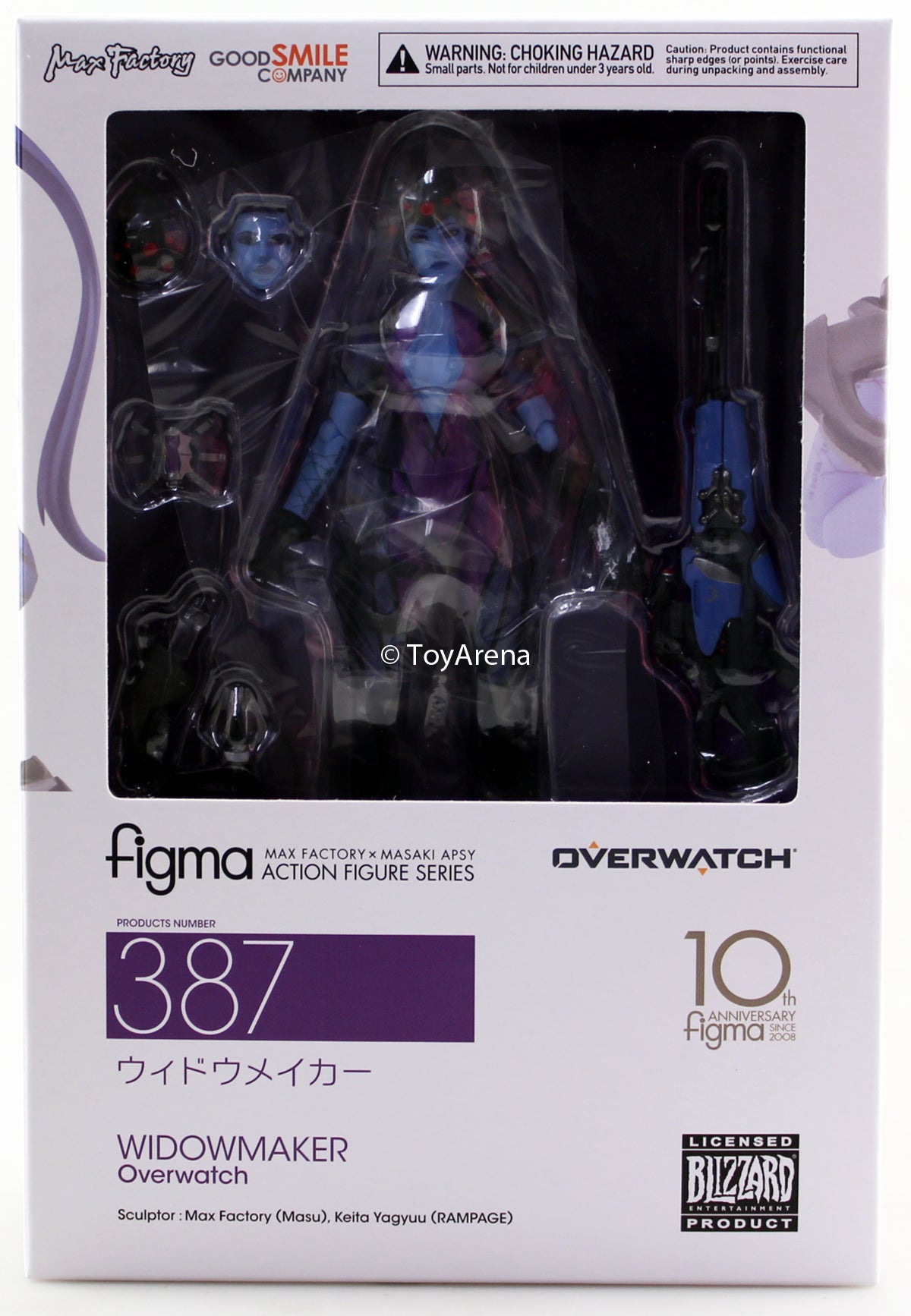 Figma #387 Widowmaker Overwatch Action Figure - Collectible Gaming Merchandise for Fans & Display | Perfect for Home Decor, Office Display & Gifts