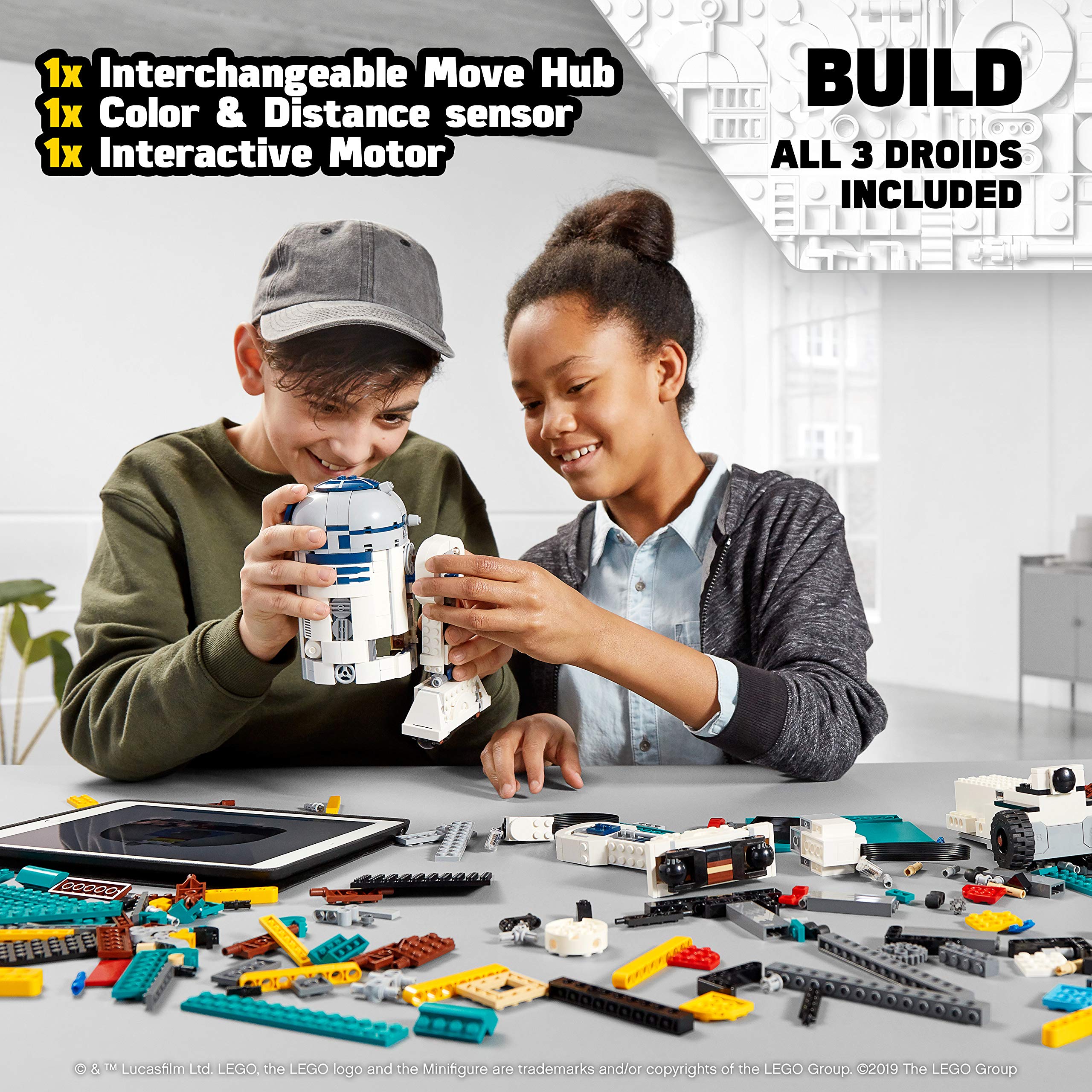 LEGO Star Wars Boost Droid Commander 75253 Building Kit - R2-D2 Robot Toy with 1,177 Pieces for Kids to Learn Coding | STEM Educational Toy for Boys & Girls | Perfect for Playtime, Birthday Gifts & Star Wars Fans