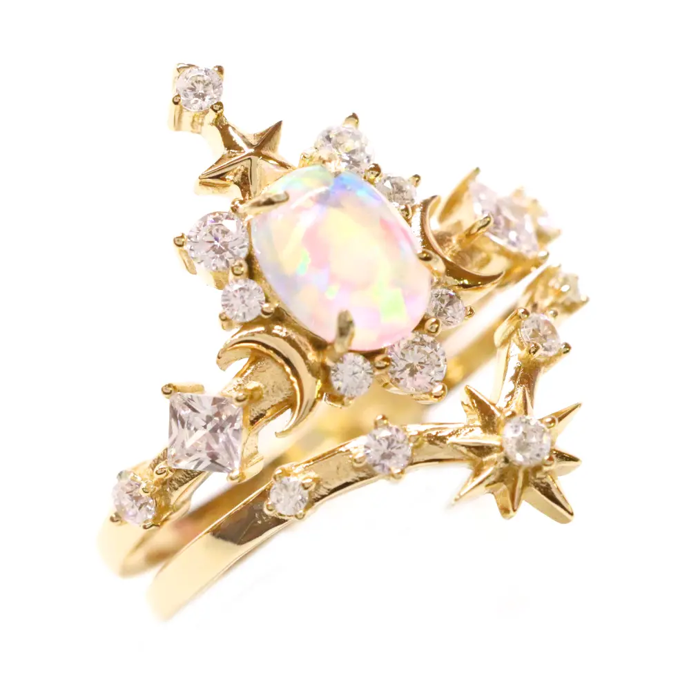 Elegant Ara Ring Set for Women - 925 Sterling Silver Stackable Rings - Perfect for Everyday Wear, Gifts & Special Occasions