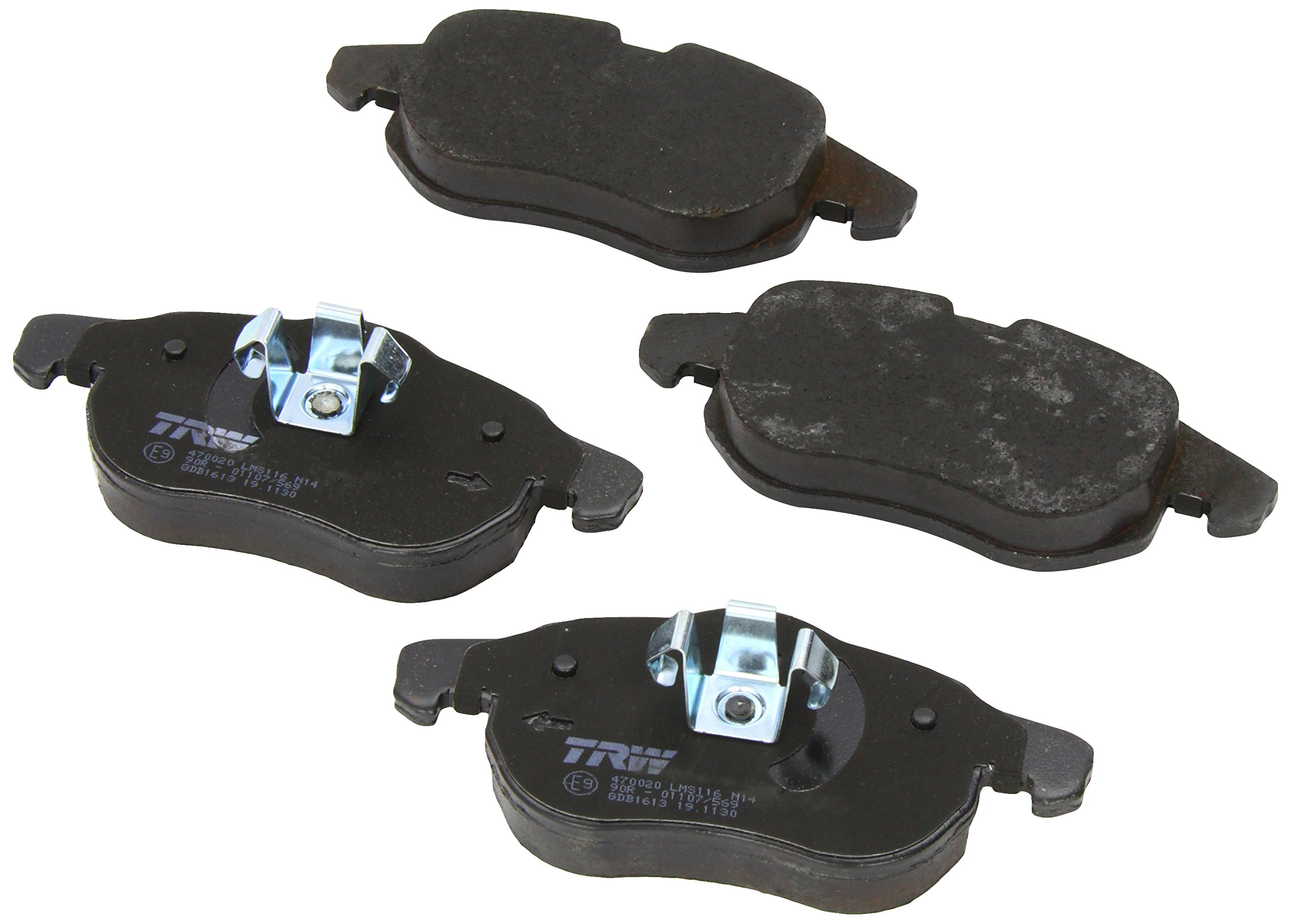 TRW Automotive GDB1613 Premium Brake Pads - High Performance Replacement Brake Pads for Smooth & Quiet Stopping - Perfect for Daily Commuting, City Driving & Highway Use